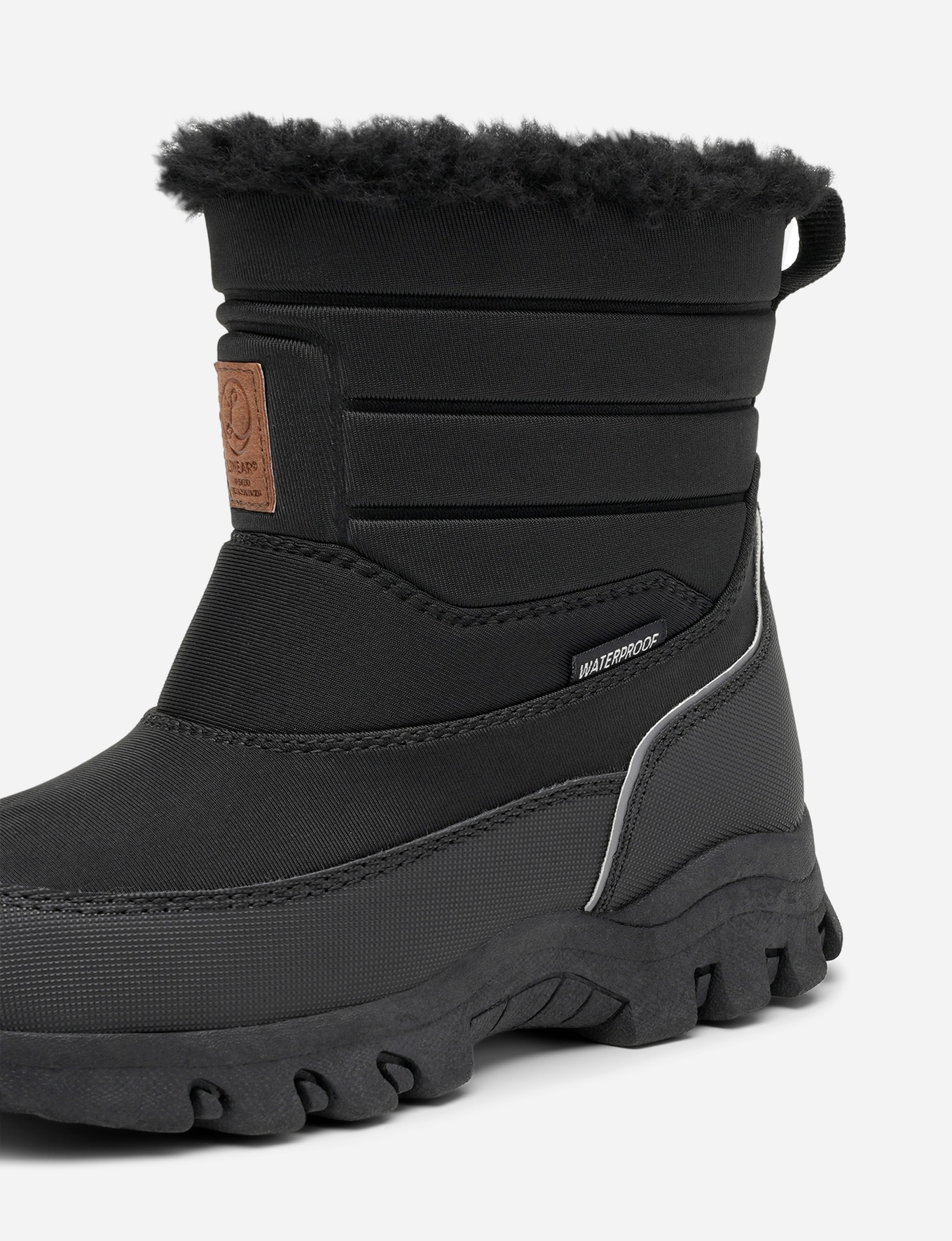 LINEAR, Varmforet støvlett, waterproof Sort
