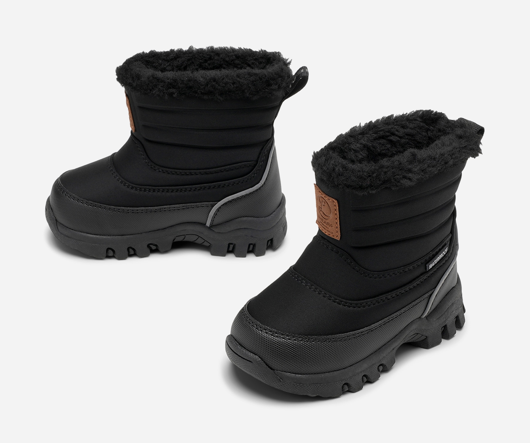 LINEAR, Varmforet støvlett, waterproof Sort