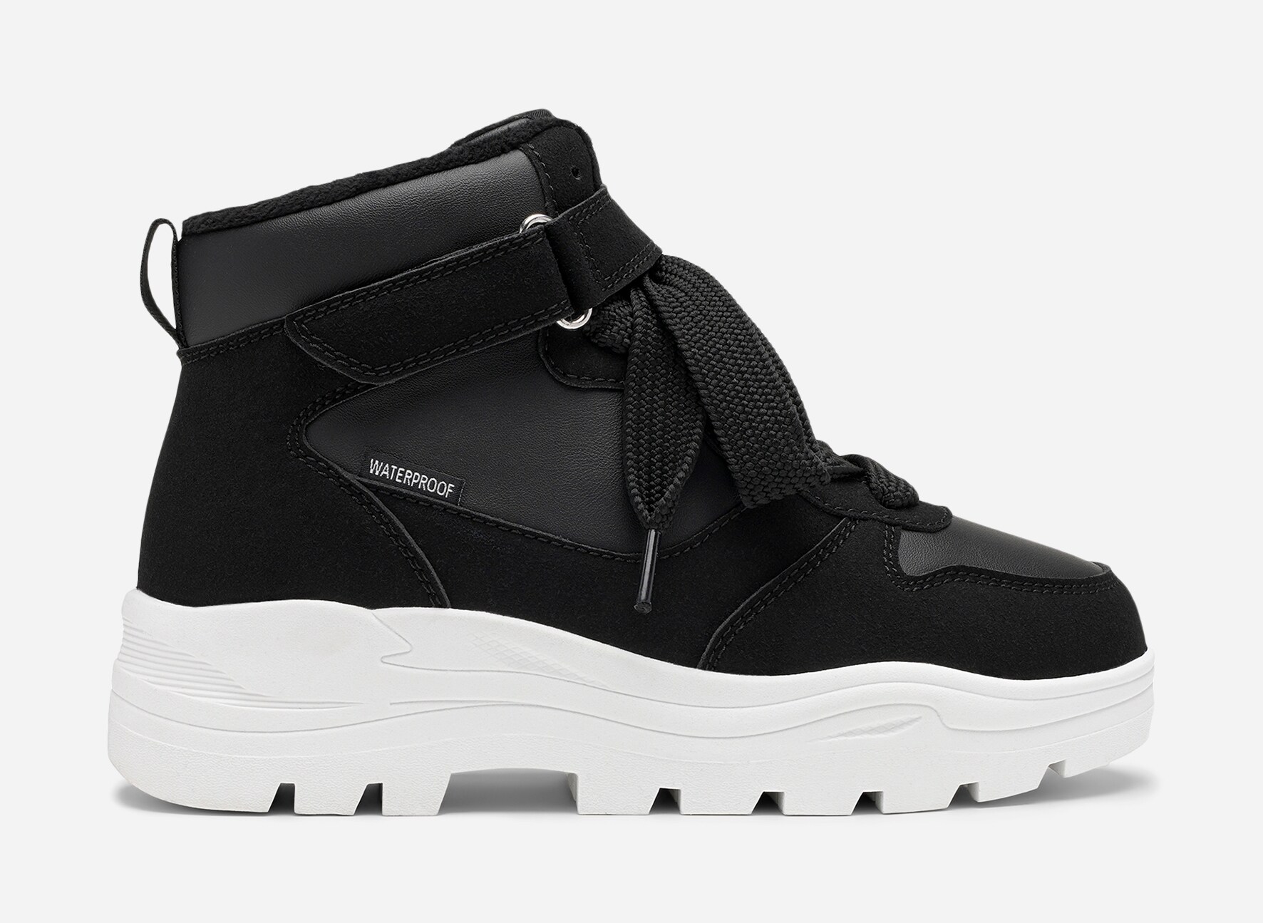 DINSKO, Fleeceforet skolett waterproof Sort