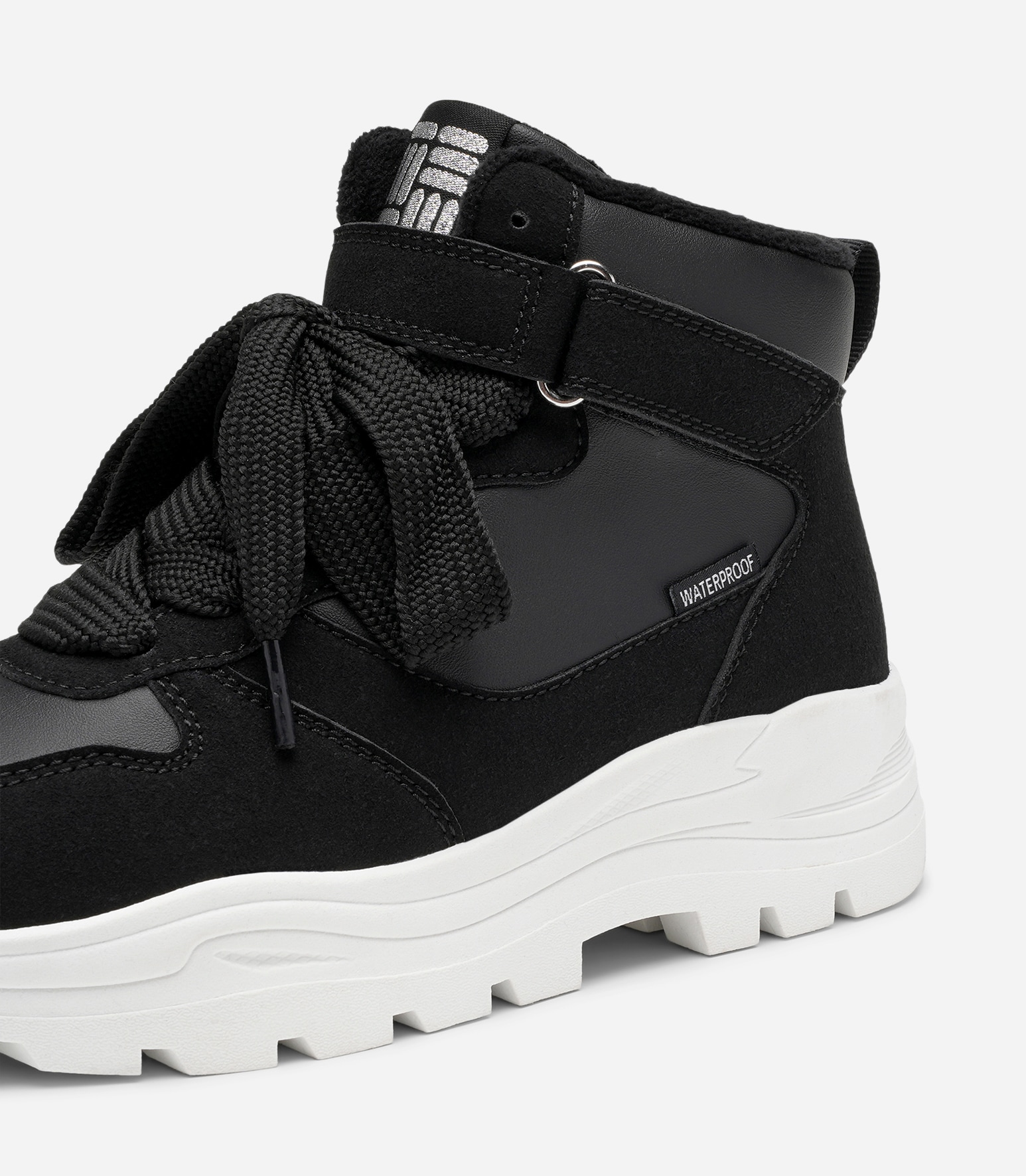 DINSKO, Fleeceforet skolett waterproof Sort