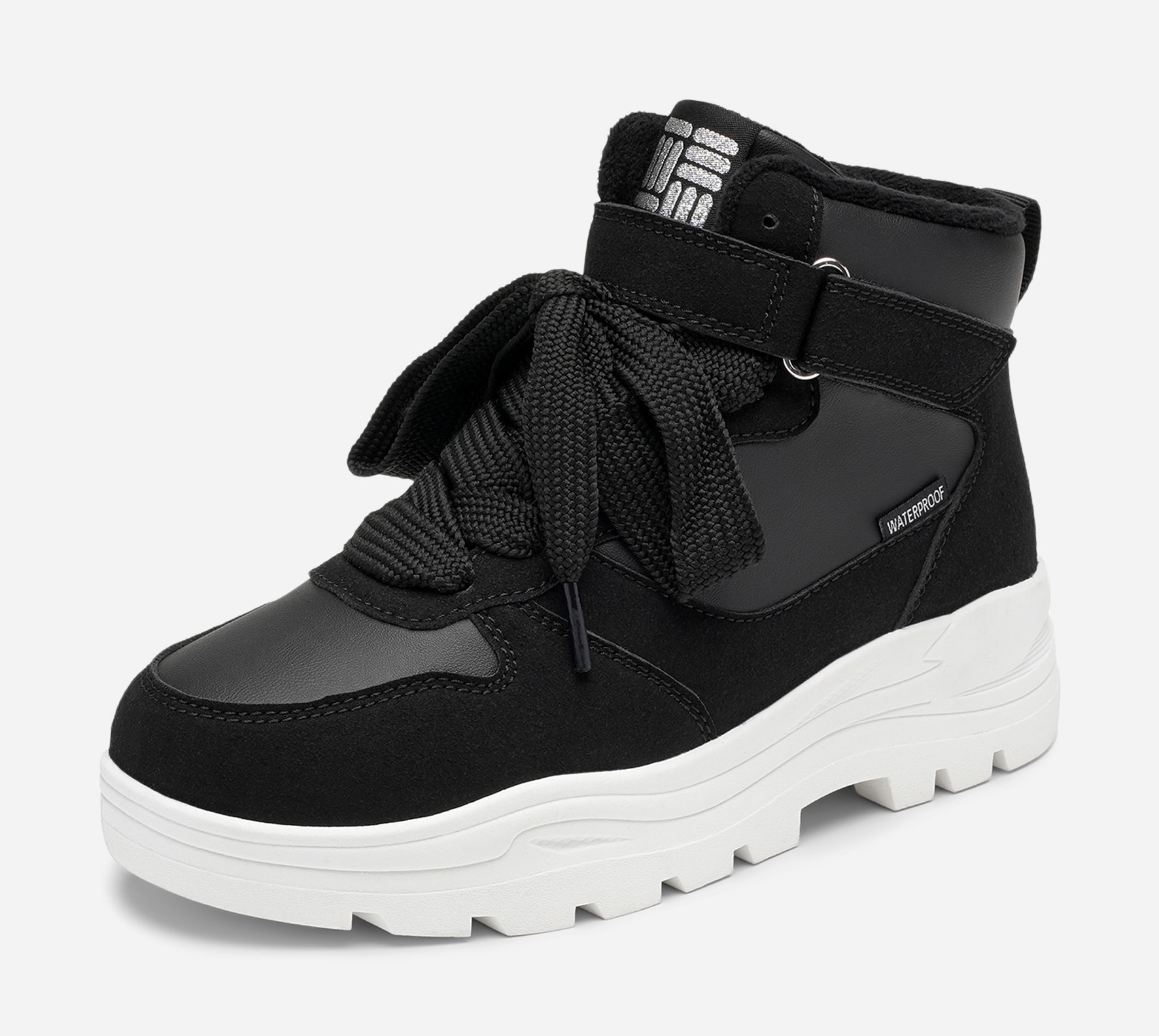 DINSKO, Fleeceforet skolett waterproof Sort