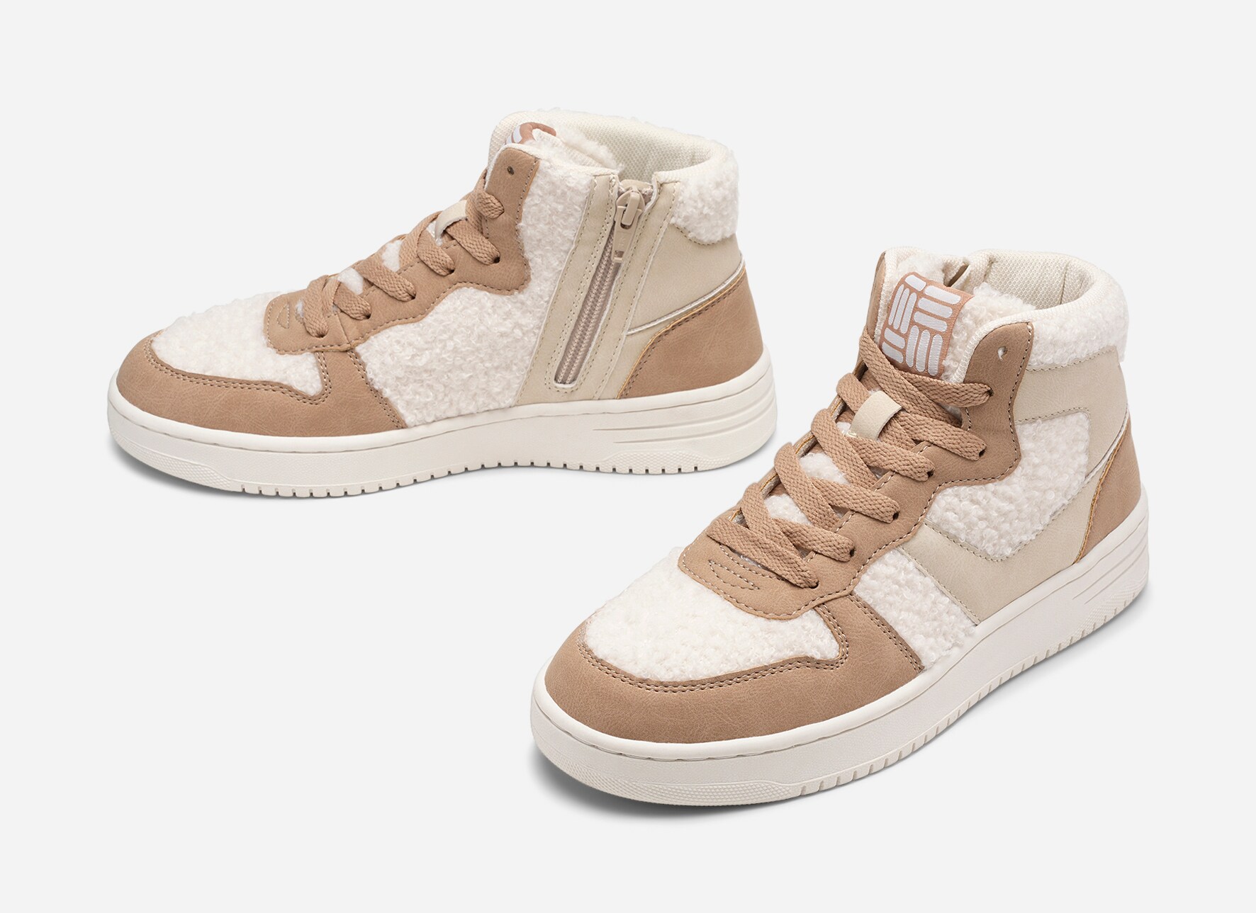 DINSKO, Høye sneakers Beige
