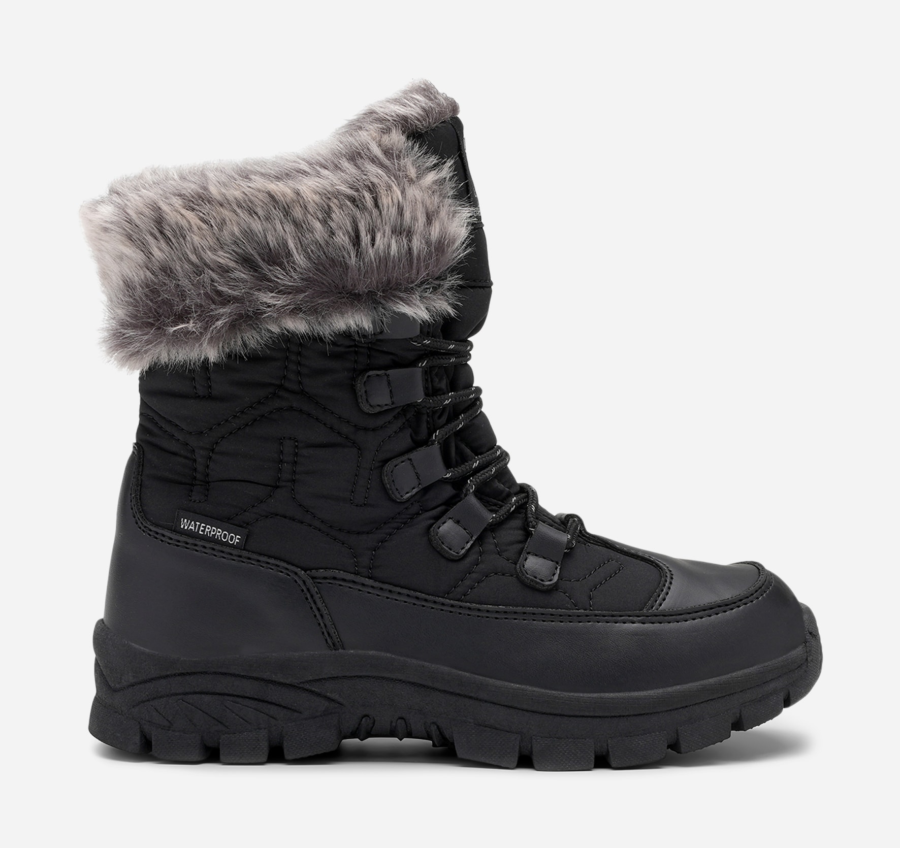 LINEAR, Varmforet skolett waterproof Sort