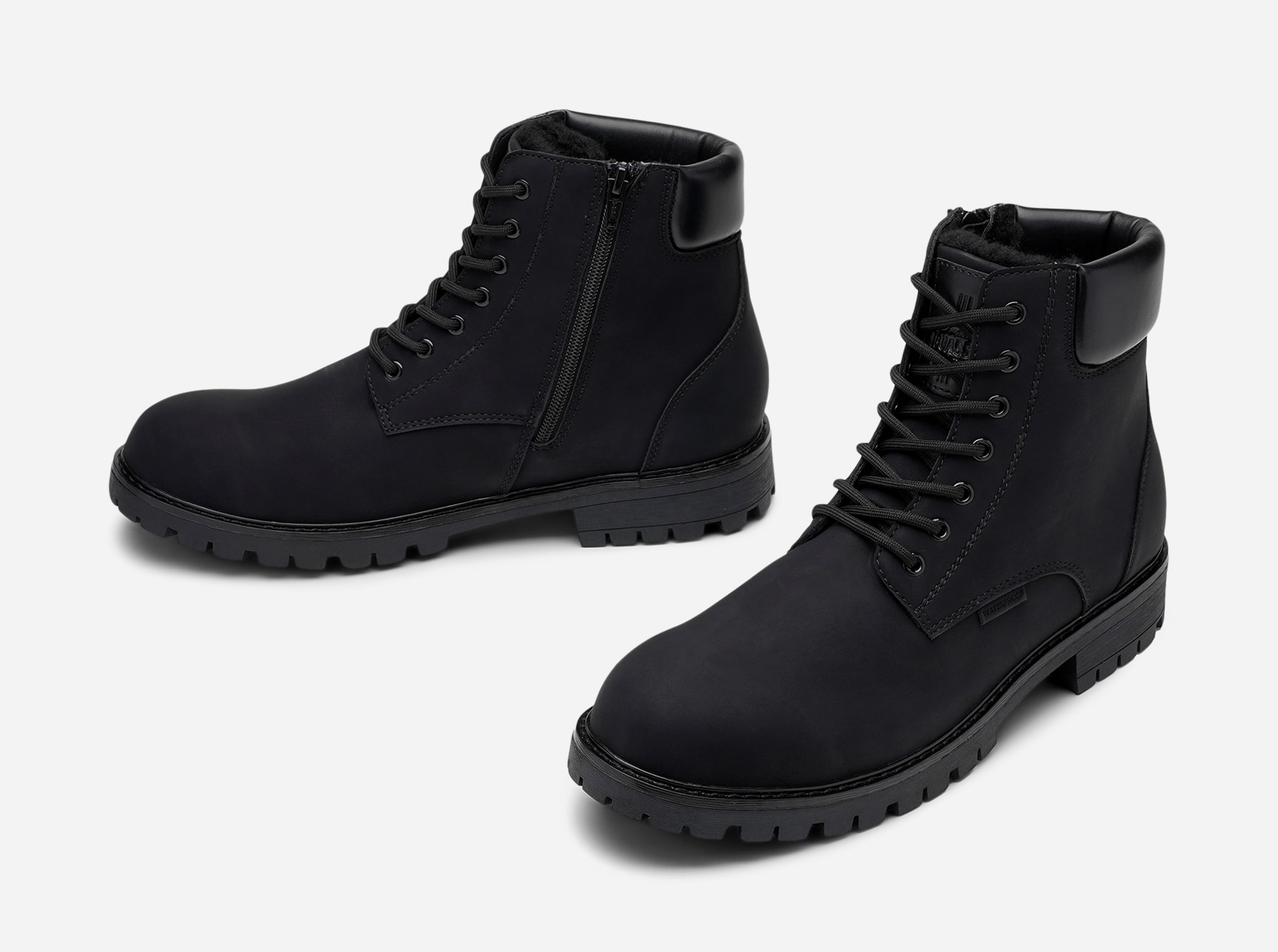 IGUASSU, Varmforet skolett med glidelås Sort