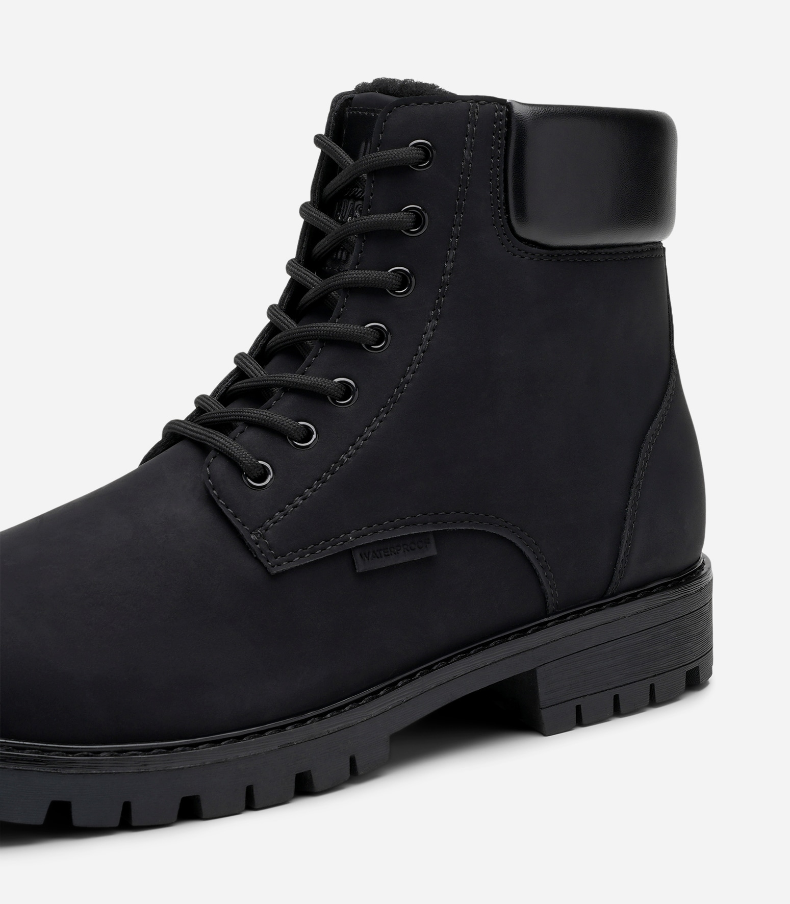 IGUASSU, Varmforet skolett med glidelås Sort