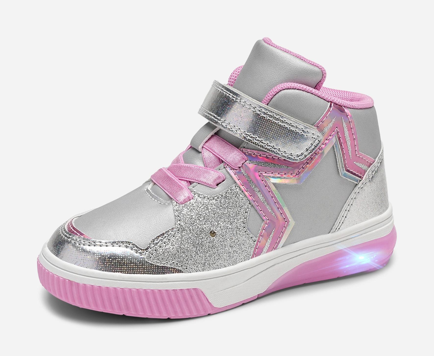 DINSKO, Blinkende høye sneakers Metall