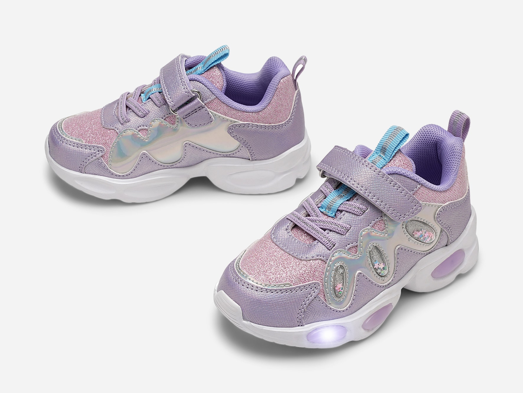 DINSKO, Blinkende sneakers Lilla