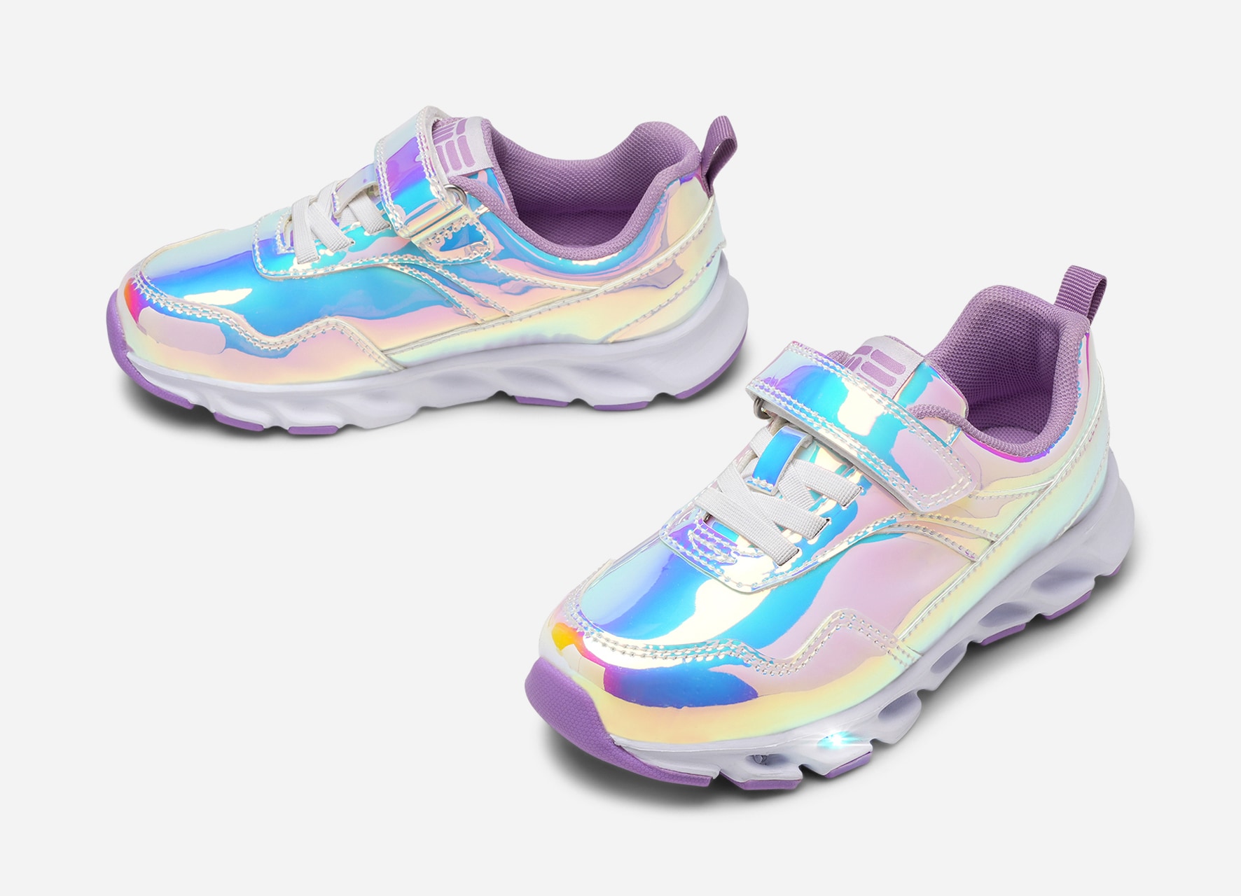 DINSKO, Blinkende sneakers Metall