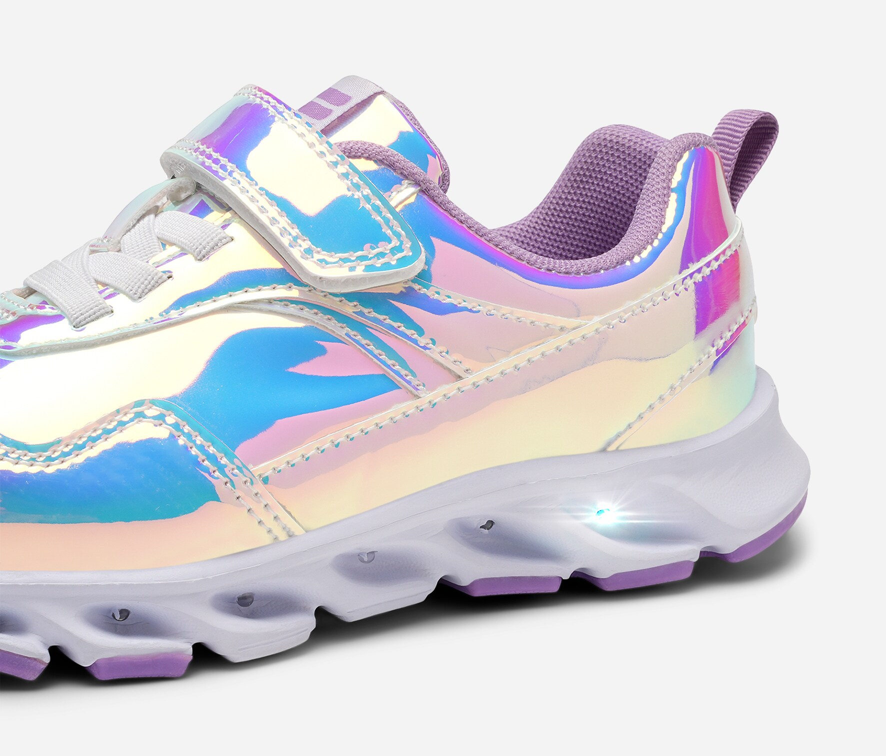 DINSKO, Blinkende sneakers Metall