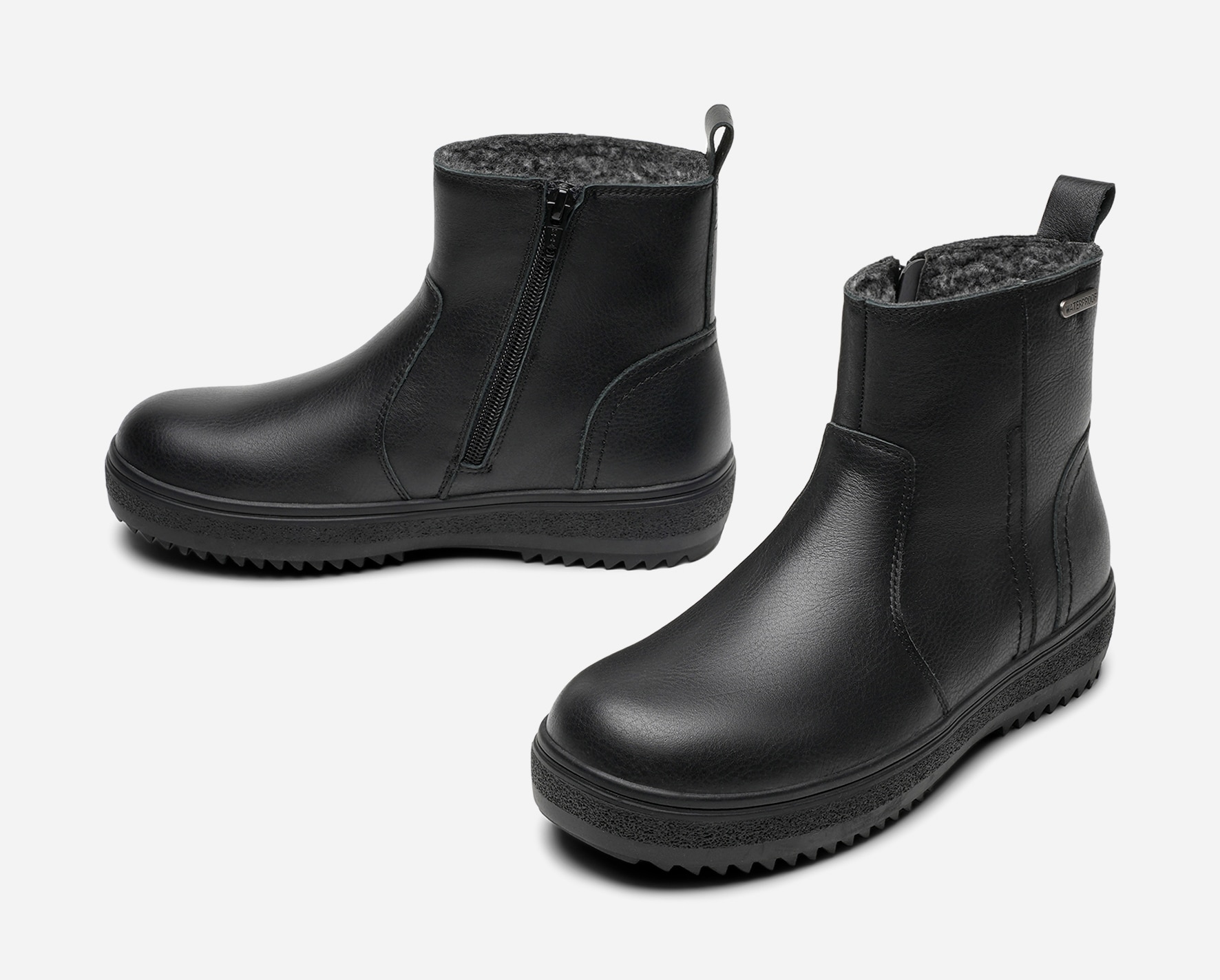PACE, Varmforet boots, waterproof Sort