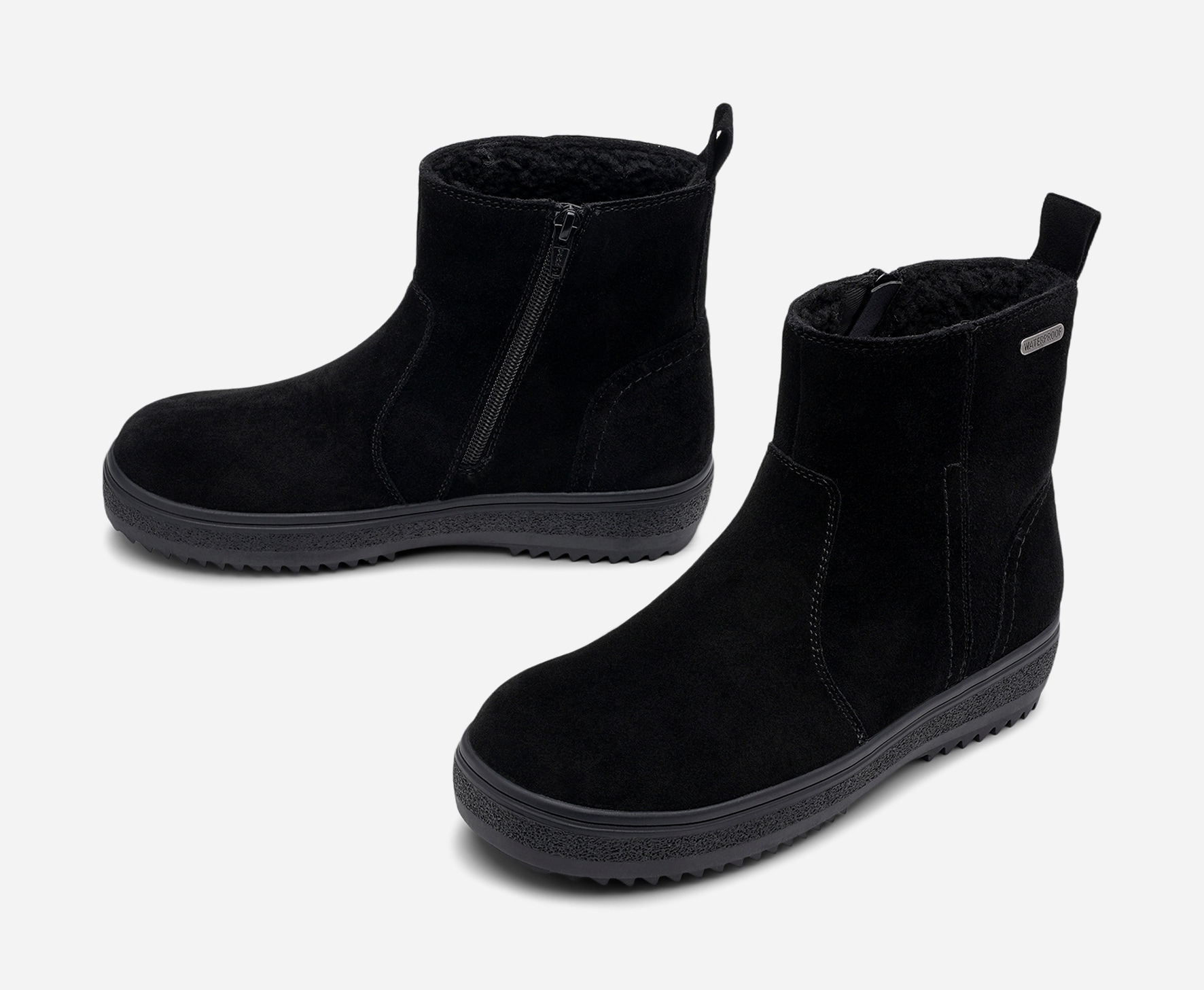 PACE, Varmforet boots, waterproof Sort