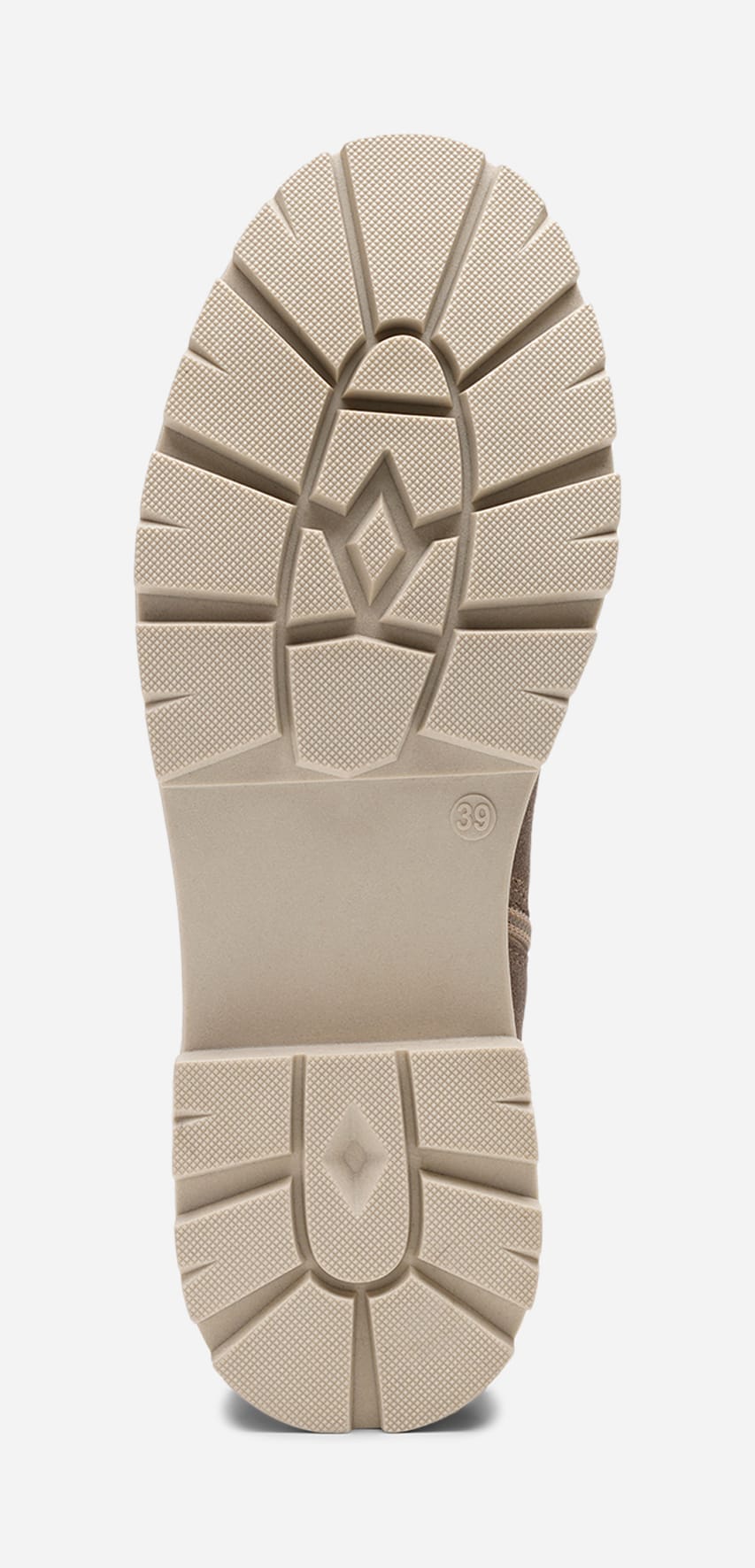 PACE, Varmforet boots med spenne Beige