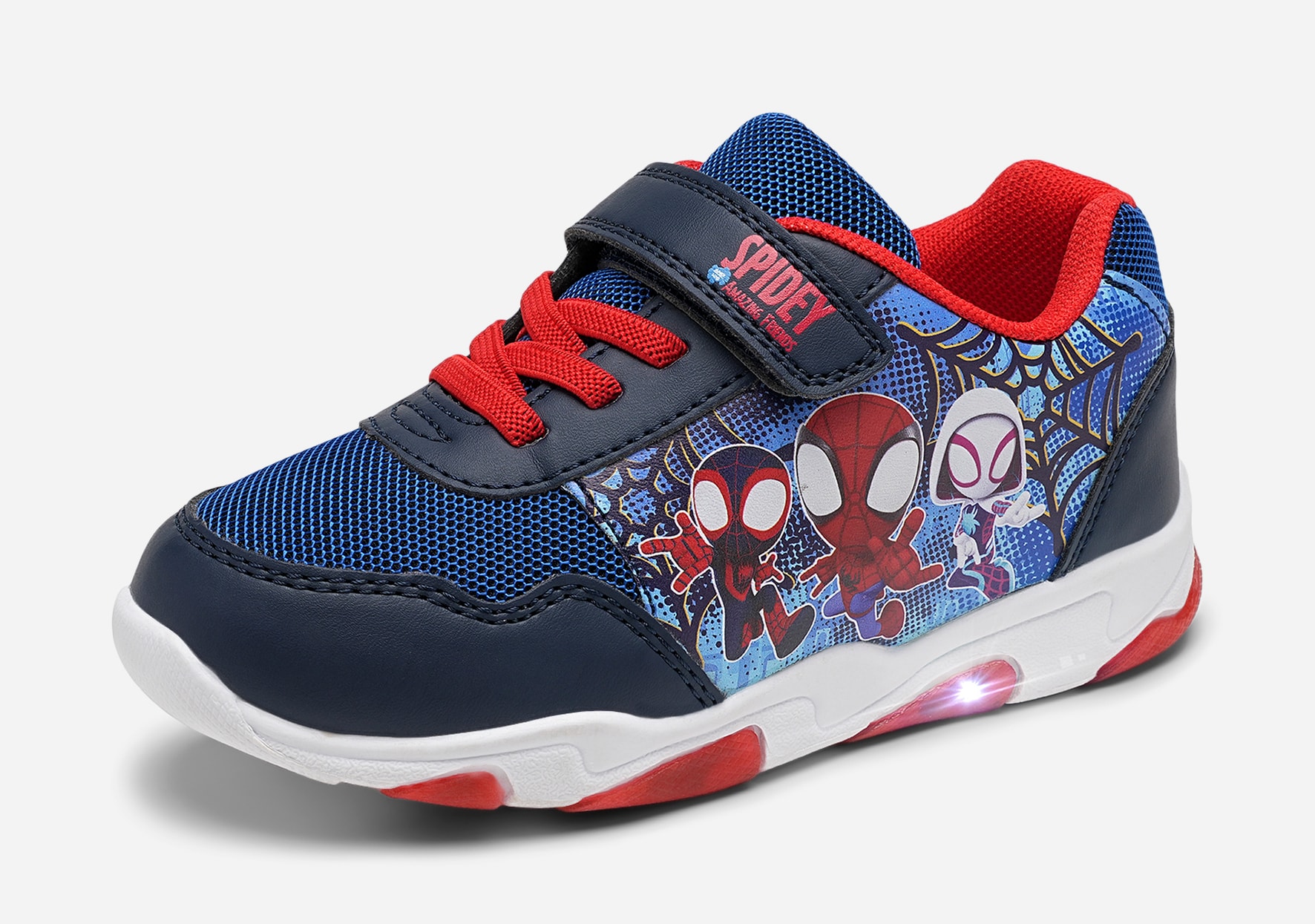 SPIDEY, Blinkende sneakers Flerfarget