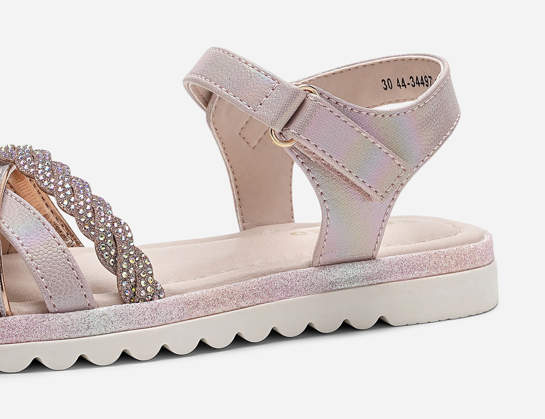 DINSKO, Sandal med reimer Rosa