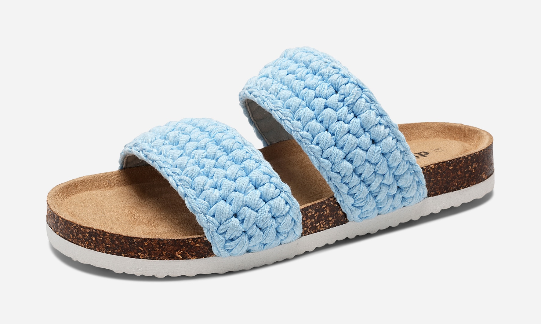 DINSKO, Sandal med reimer Blå