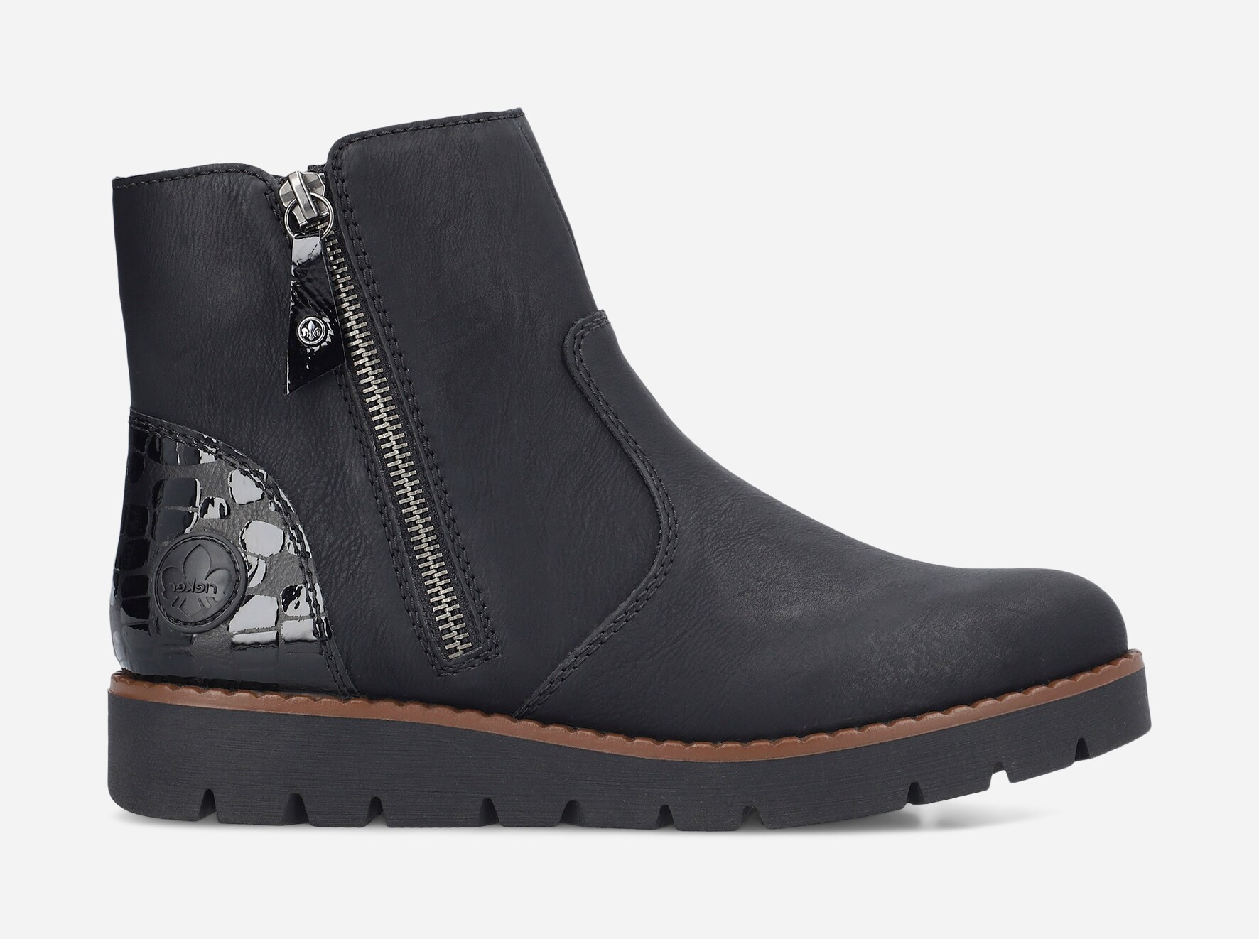 RIEKER, Boots Sort