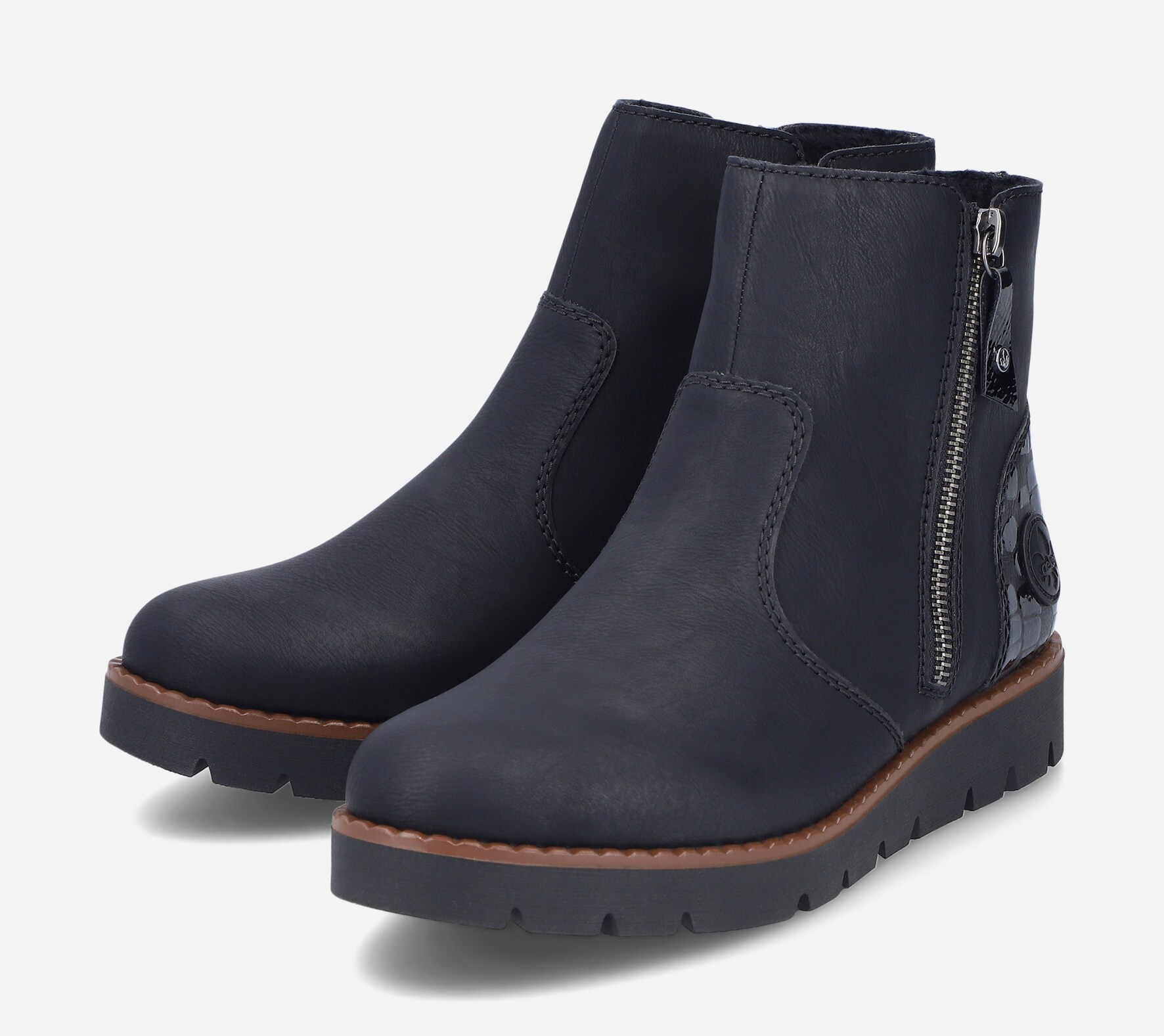 RIEKER, Boots Sort