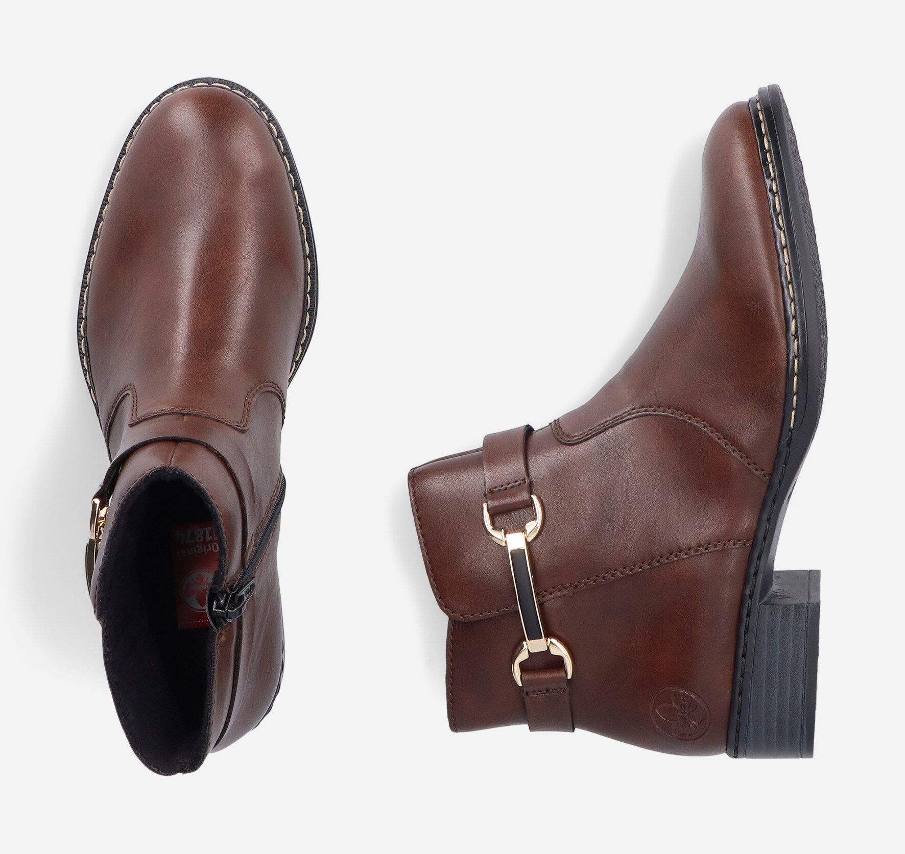 RIEKER, Boots Brun