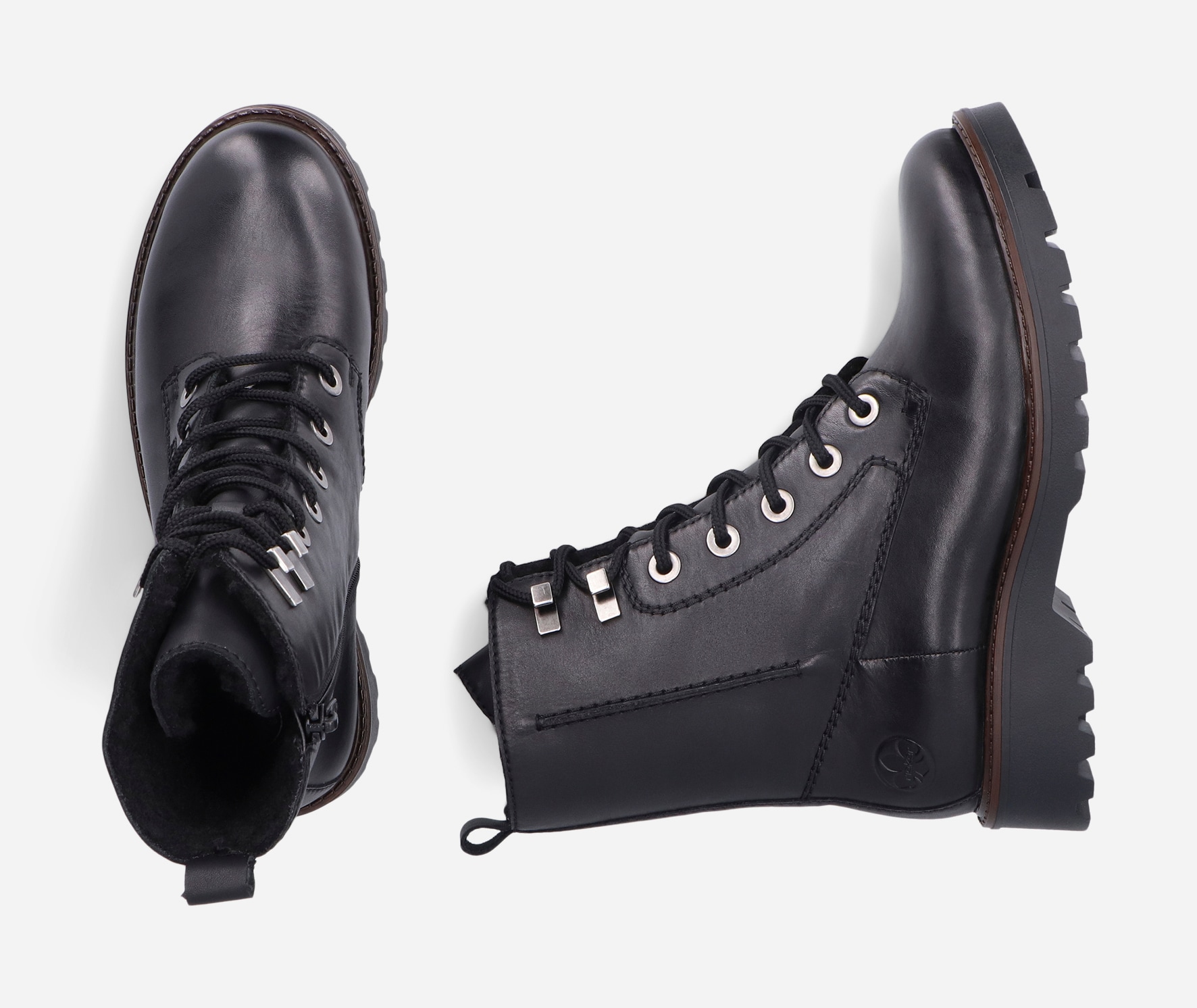 RIEKER, Varmforet skolett Sort