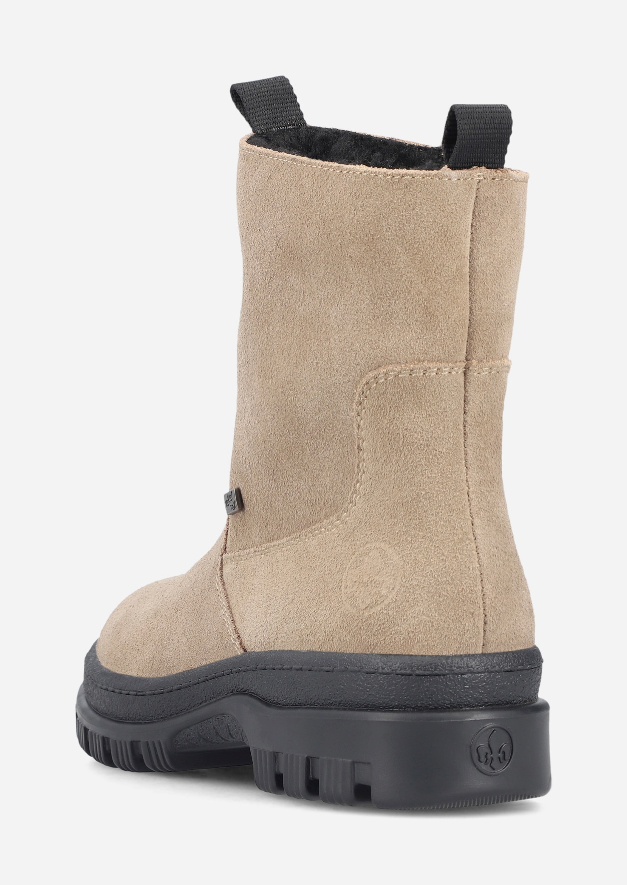 RIEKER, Varmforet boots Beige