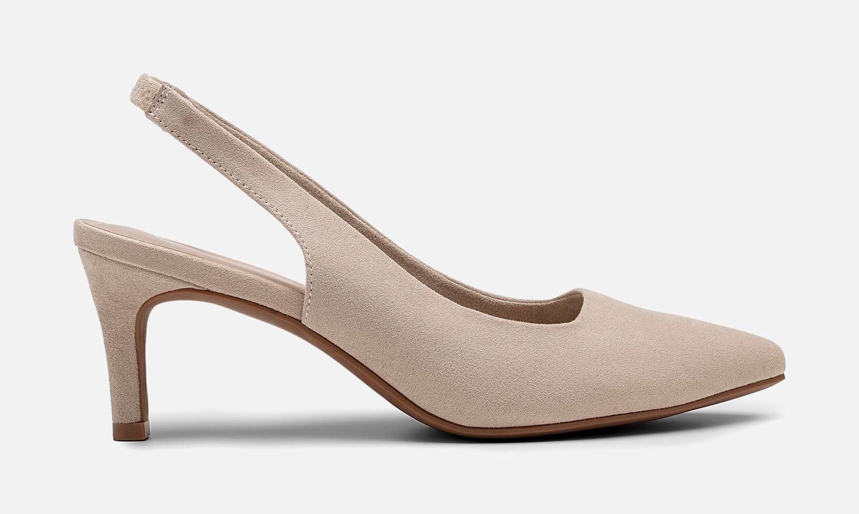 XIT, Pumps med slingback Beige