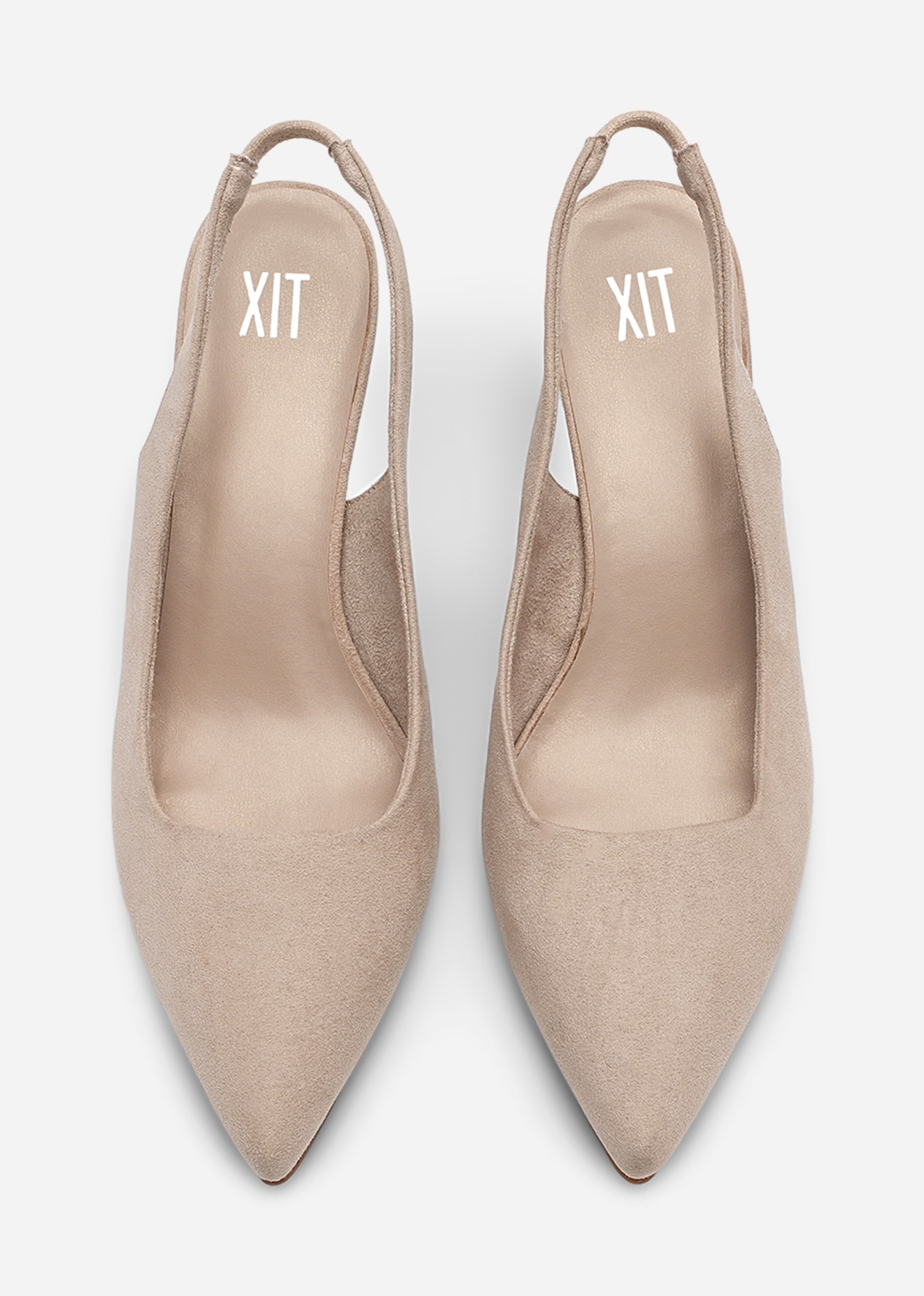 XIT, Pumps med slingback Beige