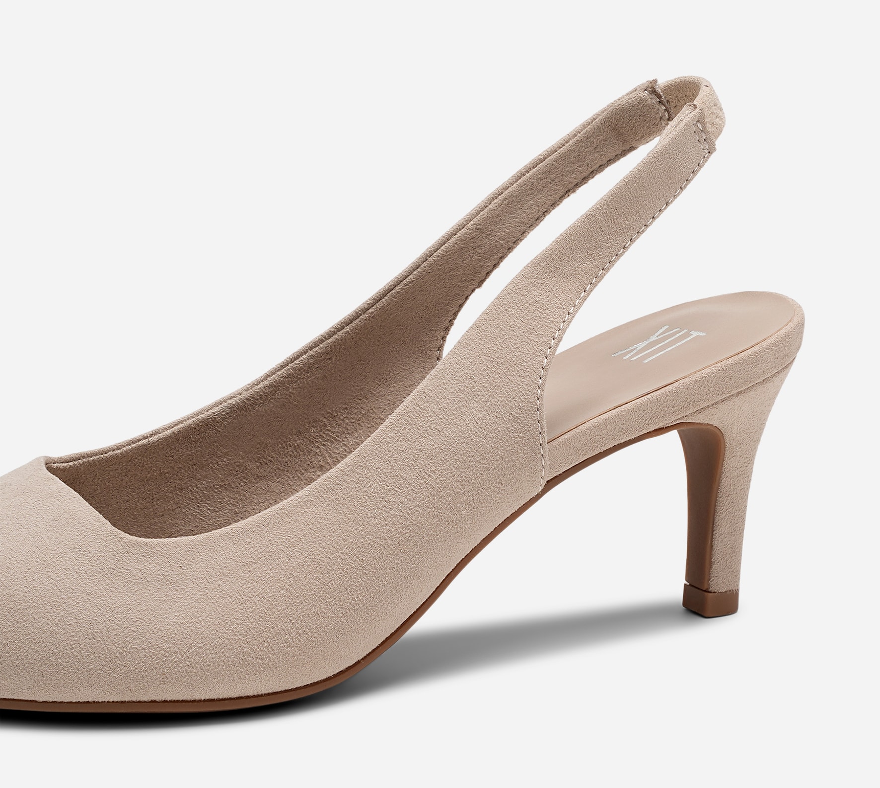XIT, Pumps med slingback Beige
