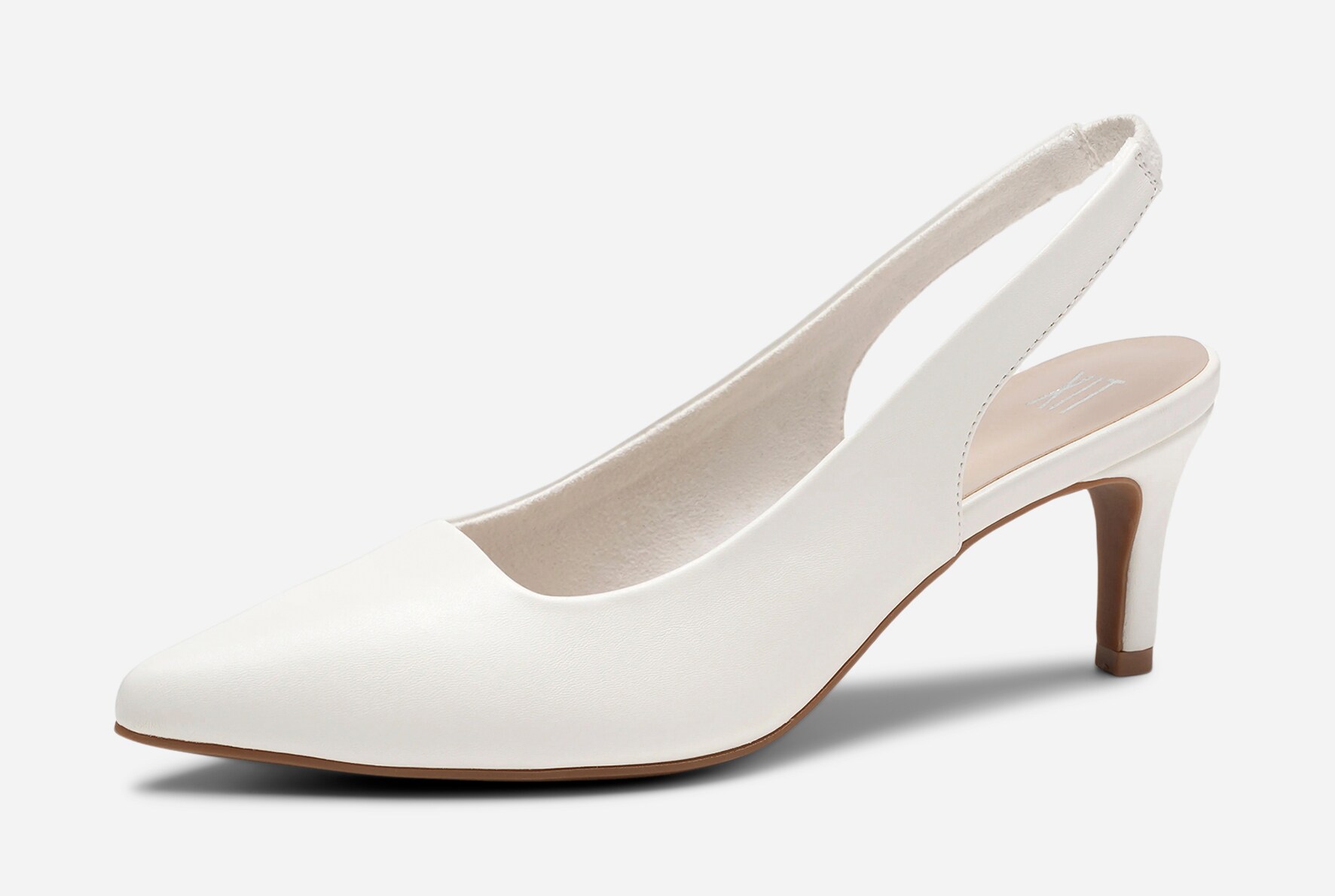 XIT, Pumps med slingback Hvit