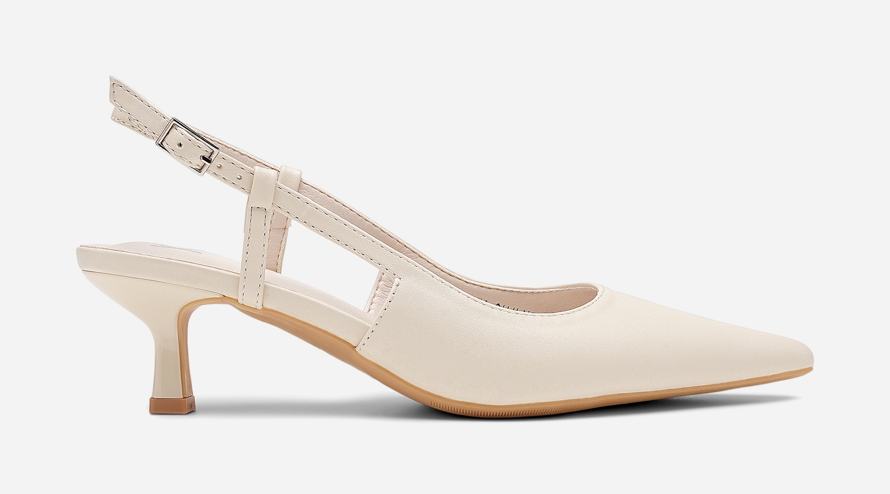 XIT, Pumps med slingback Beige