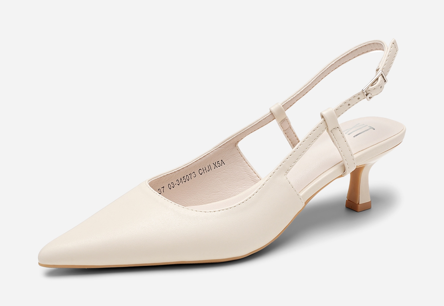 XIT, Pumps med slingback Beige