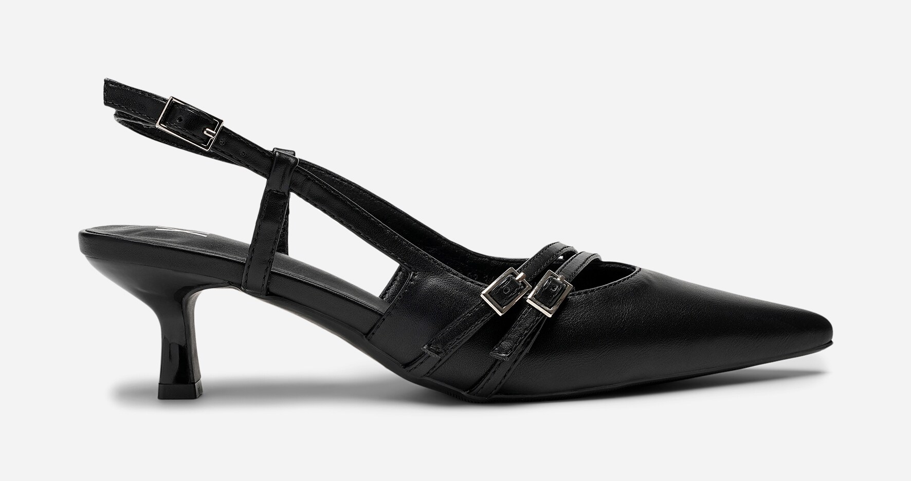 XIT, Pumps med slingback Sort