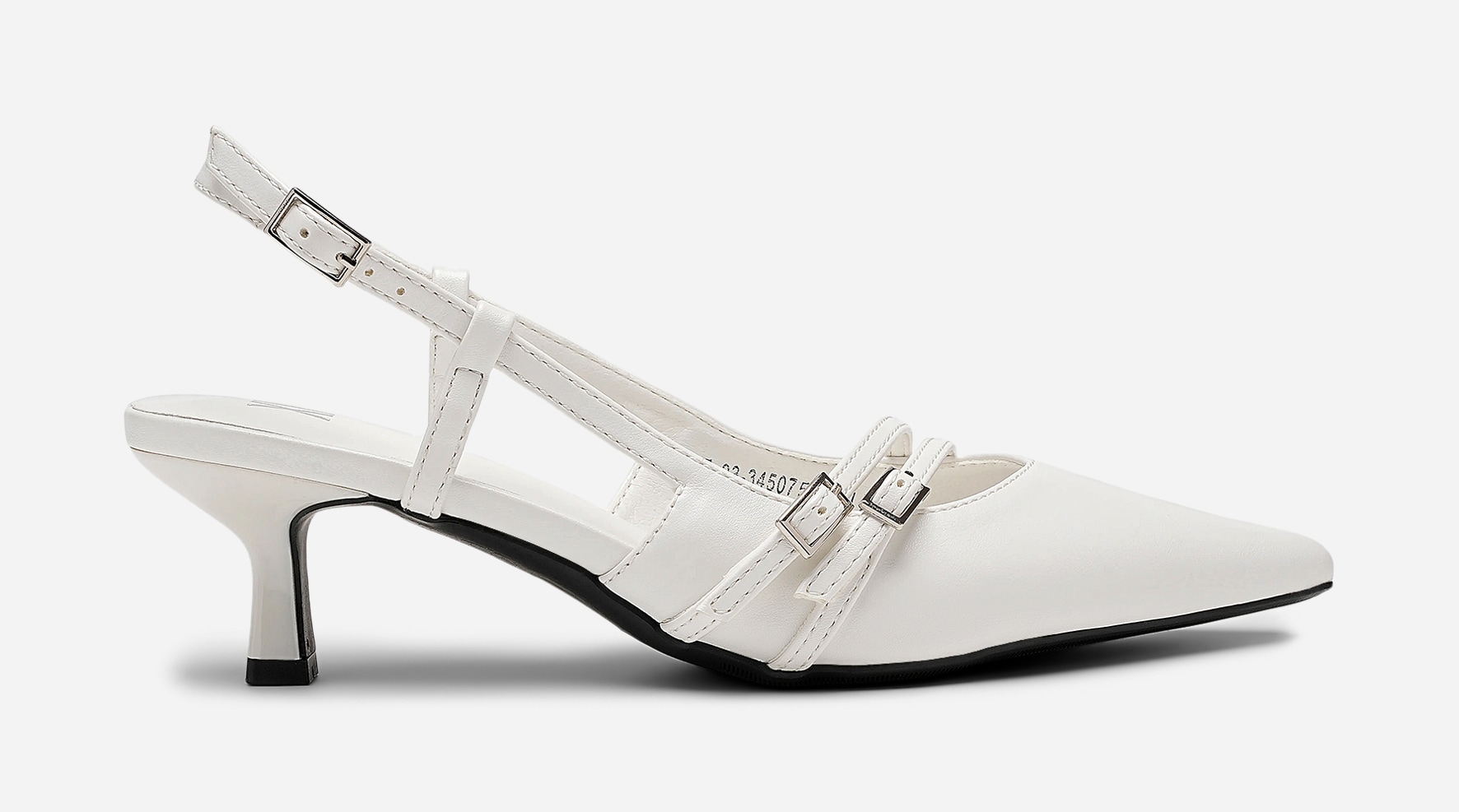 XIT, Pumps med slingback Hvit