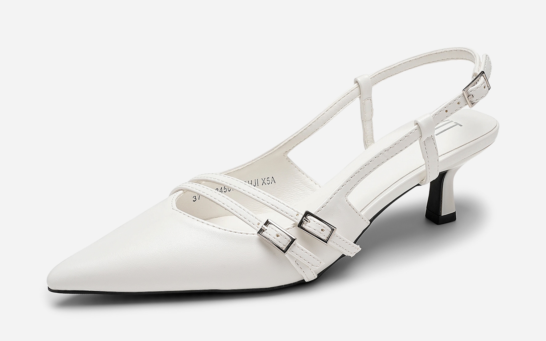 XIT, Pumps med slingback Hvit