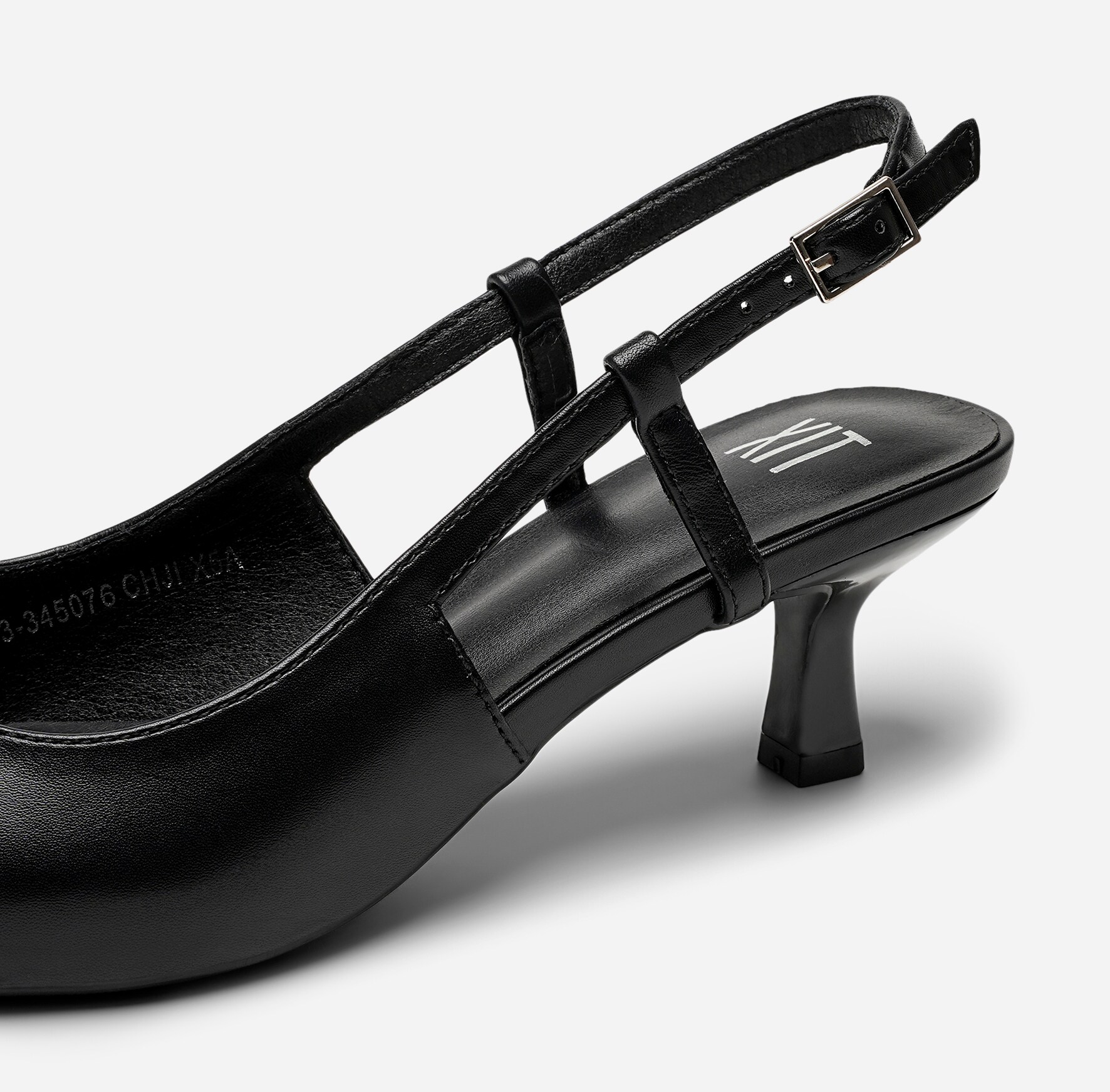 XIT, Pumps med slingback Sort