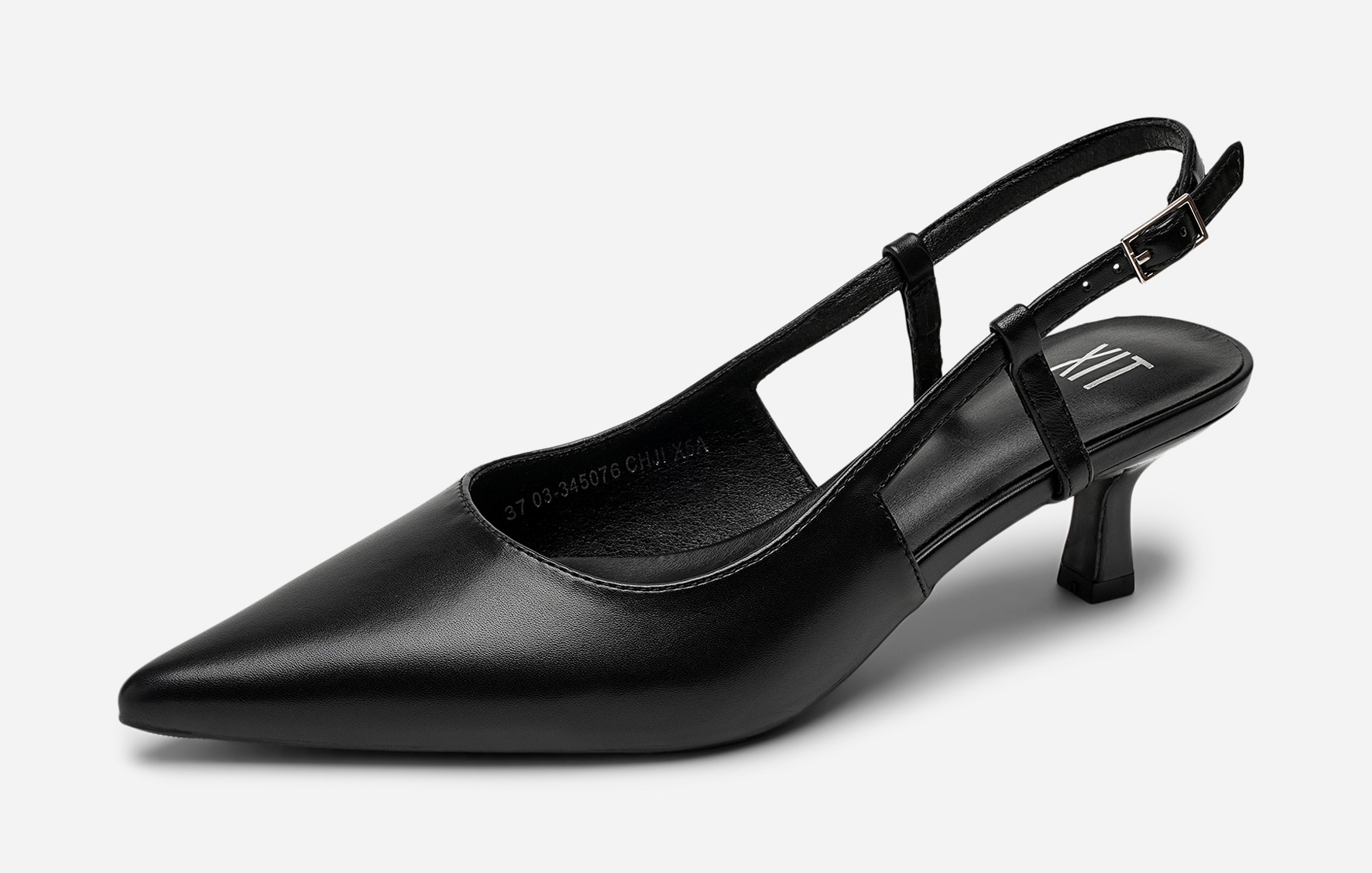 XIT, Pumps med slingback Sort
