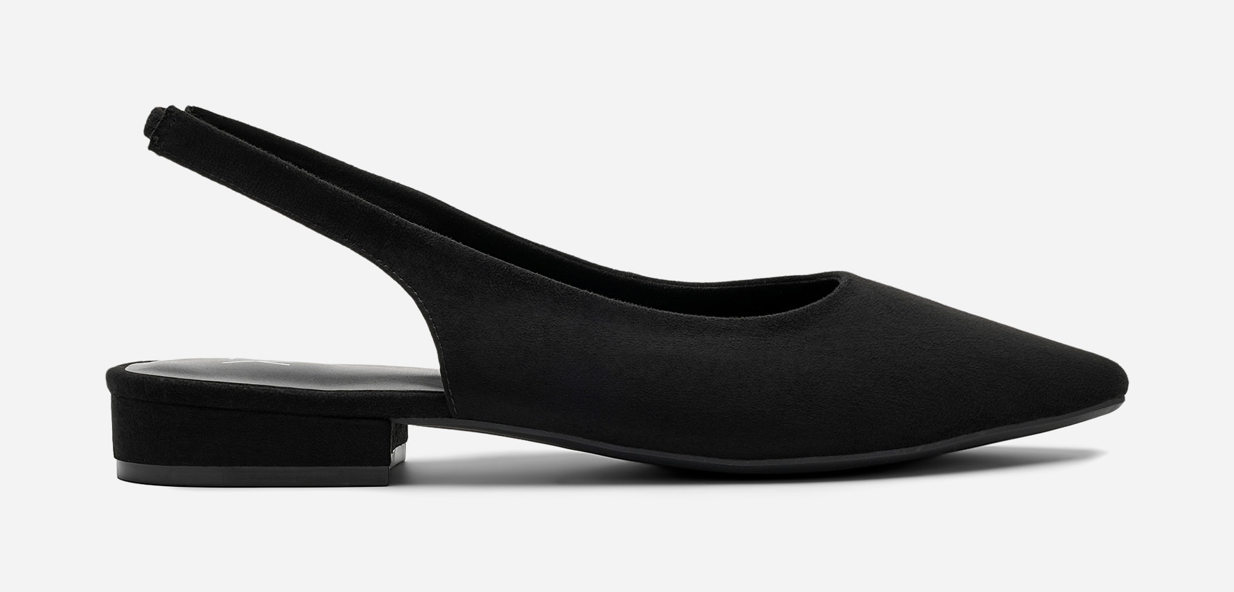 XIT, Ballerinasko med slingback Sort