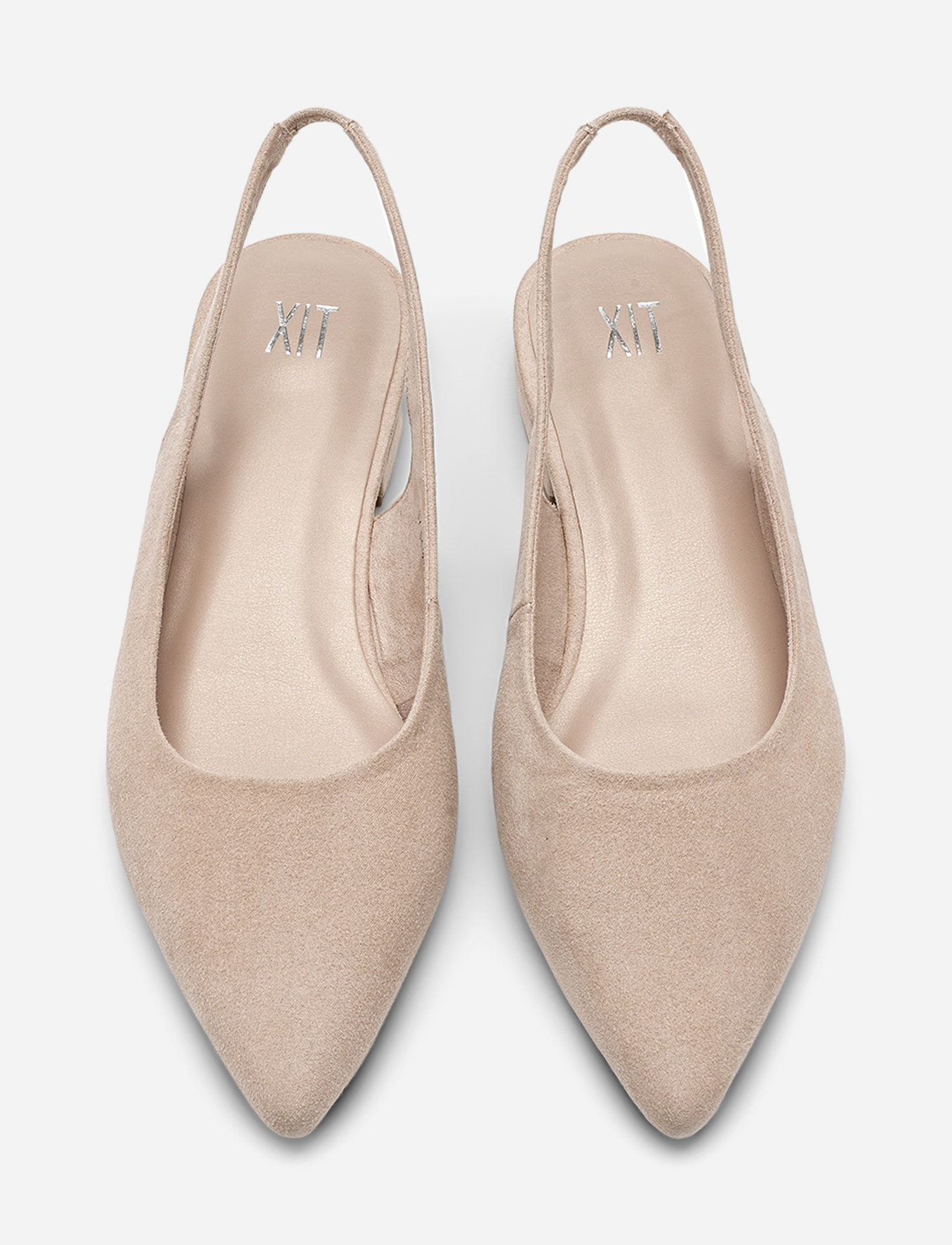 XIT, Ballerinasko med slingback Beige