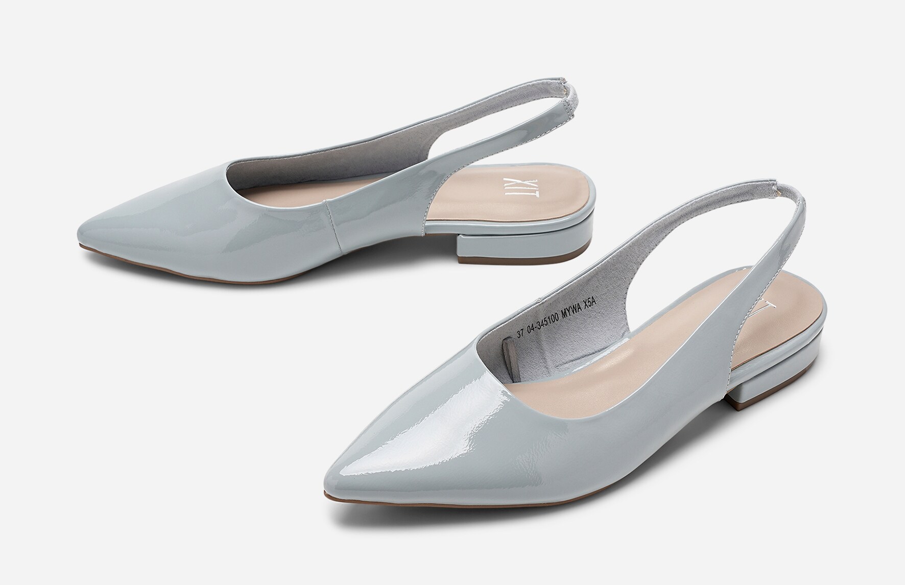 XIT, Ballerinasko med slingback Blå