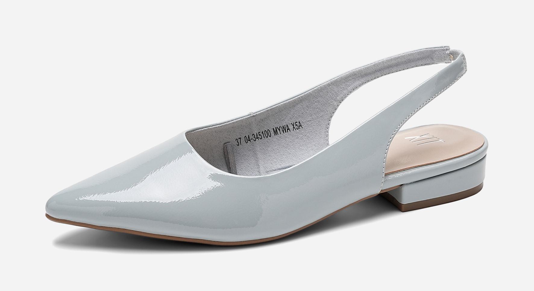 XIT, Ballerinasko med slingback Blå