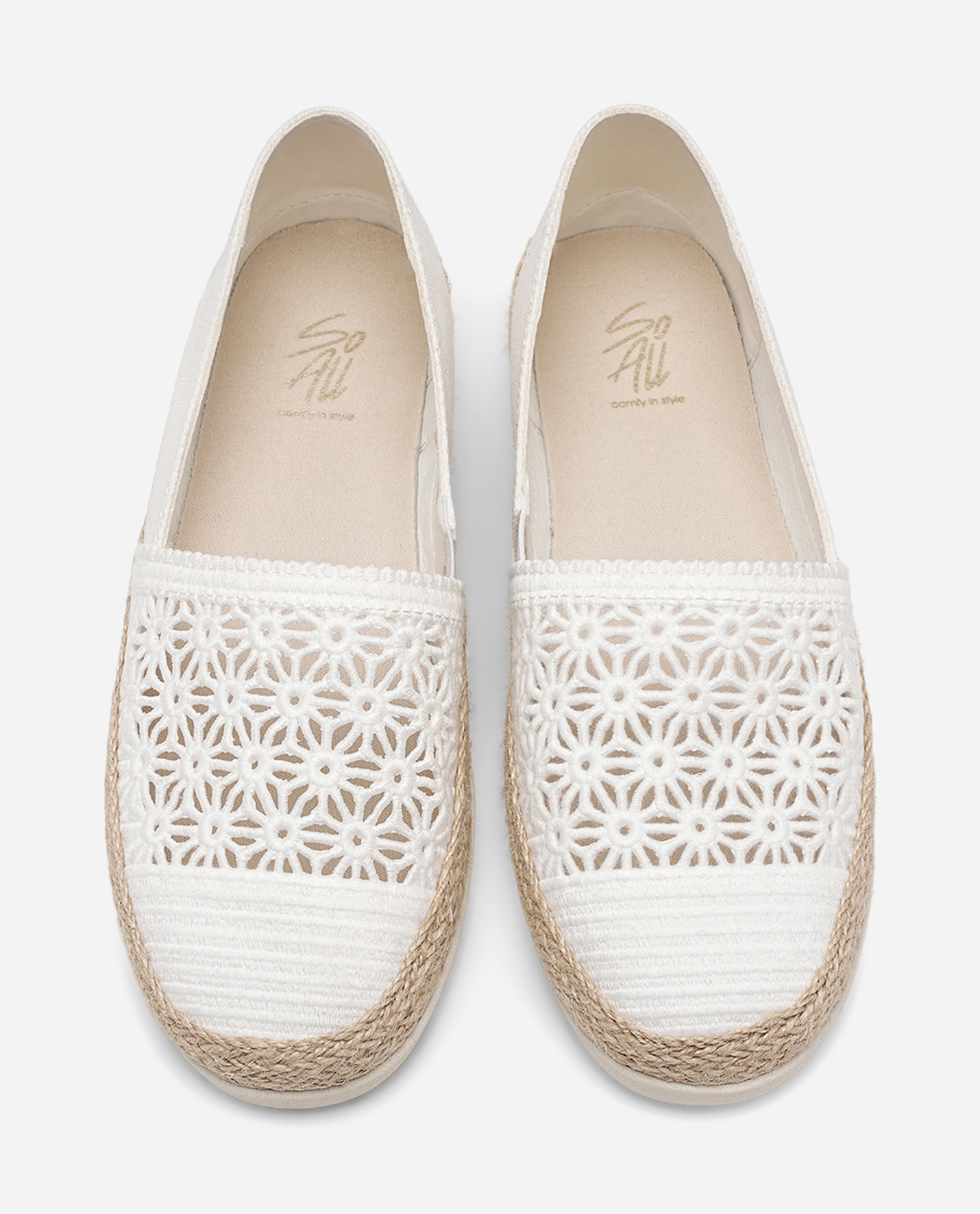 SO ALL, Espadrillos Hvit