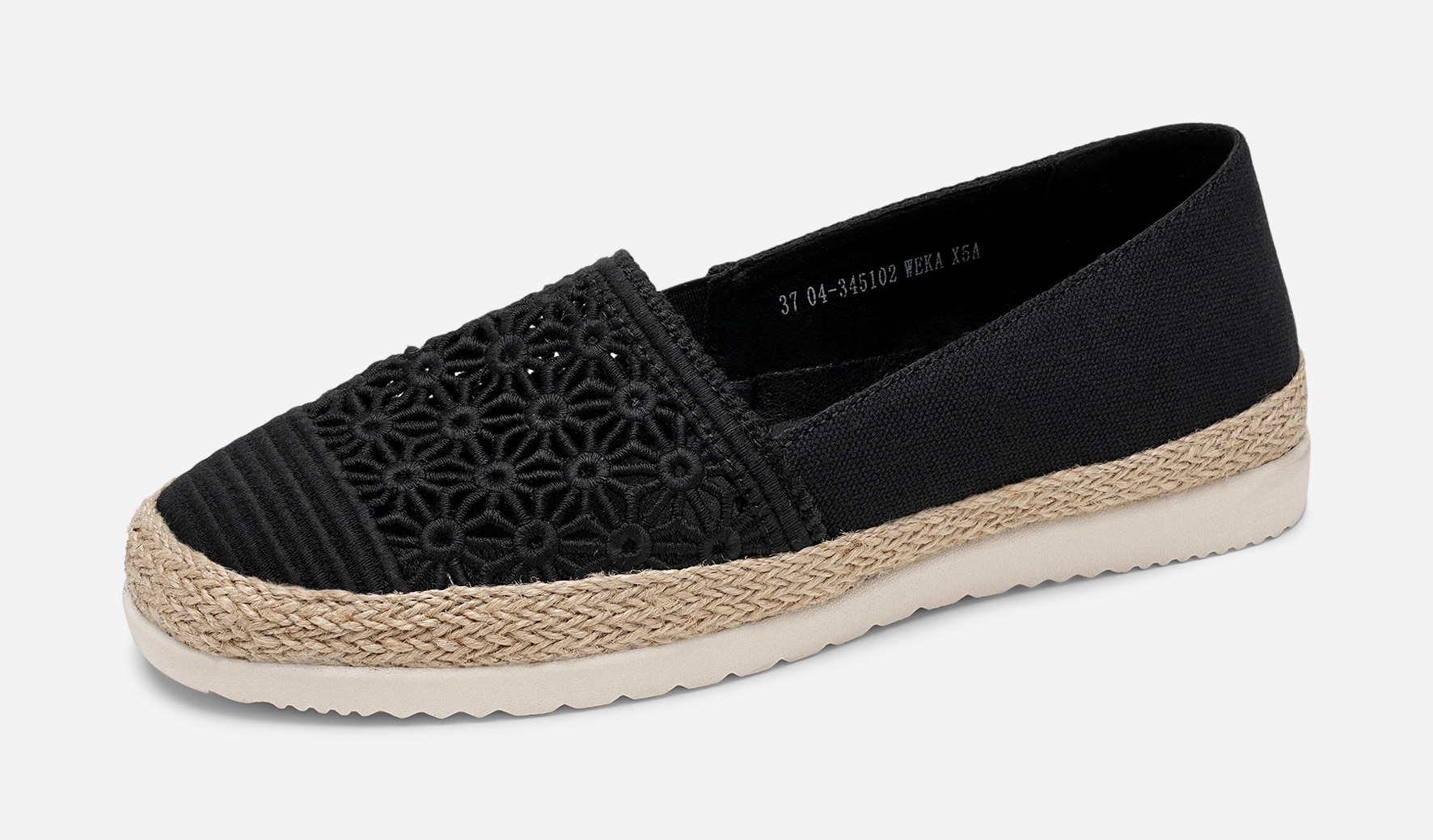 SO ALL, Espadrillos Sort