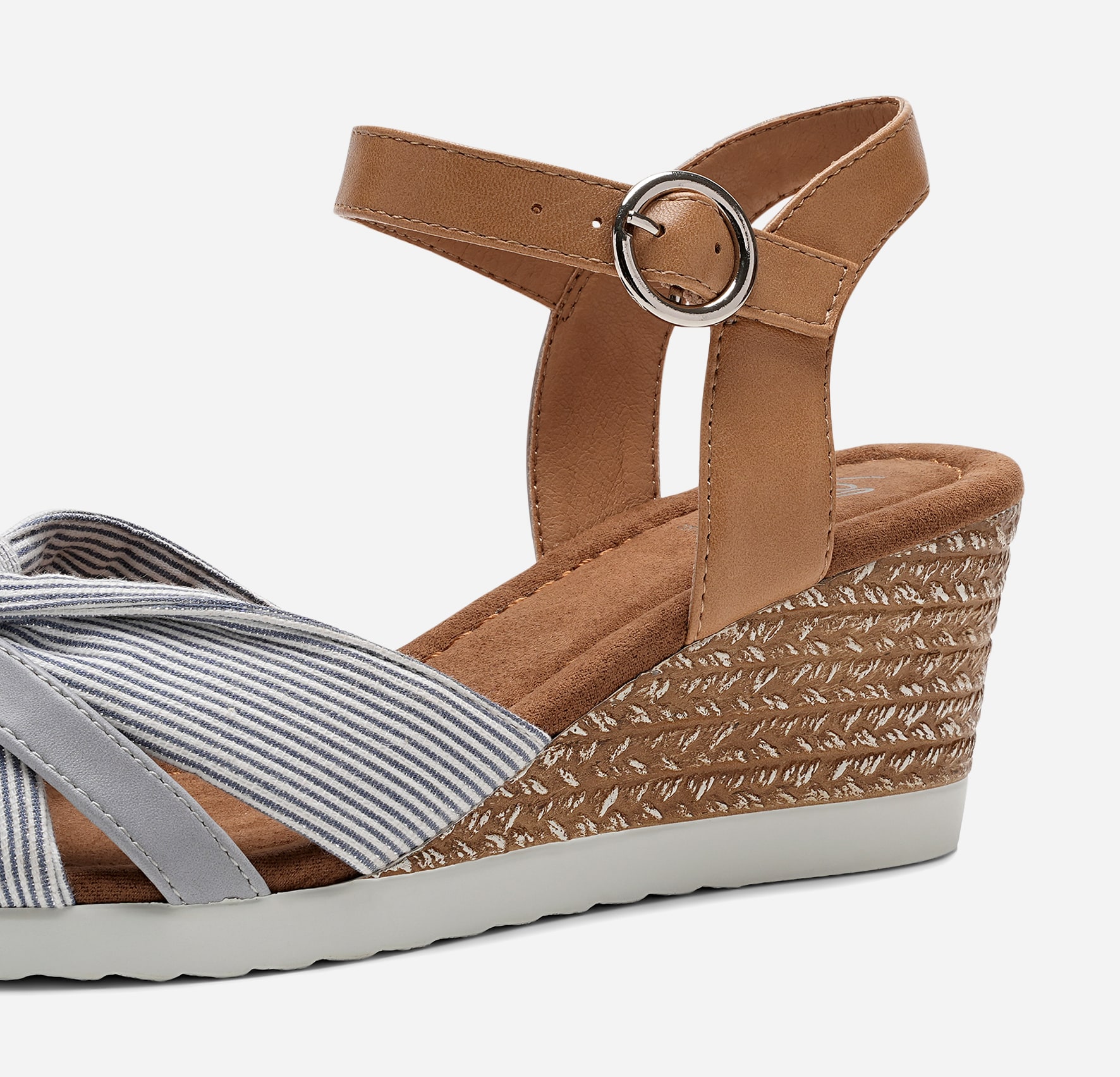 SO ALL, Sandalett med reimer Blå