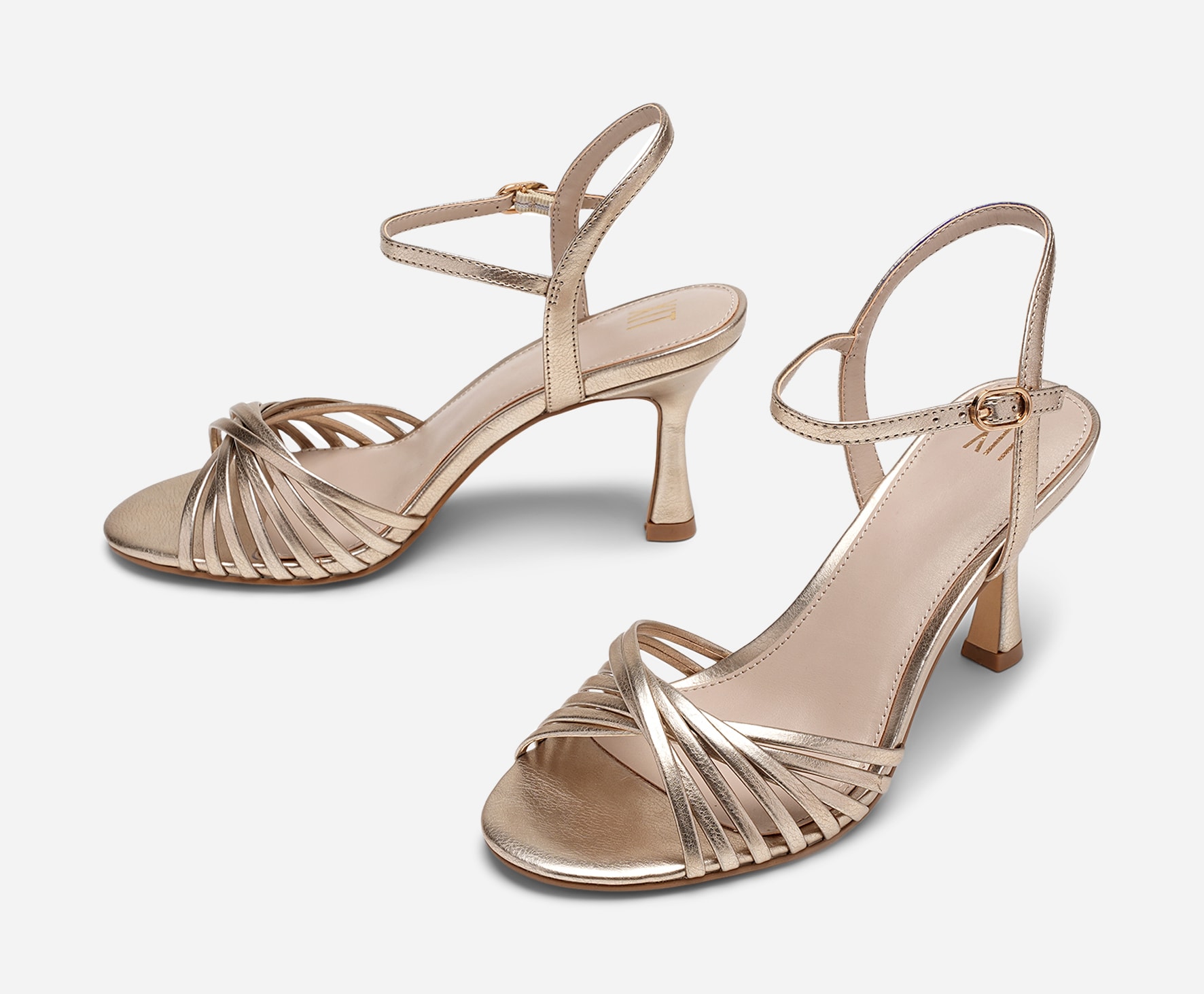 XIT, Sandalett med reimer Metall