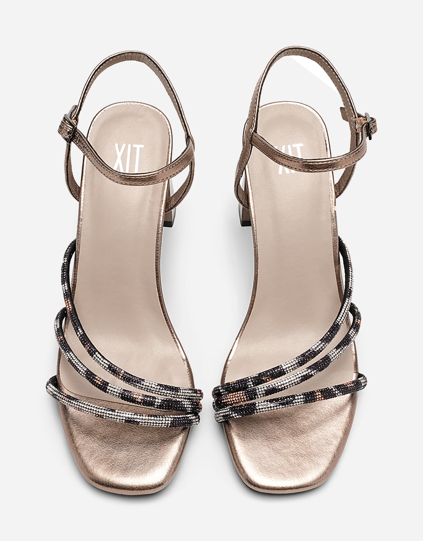 XIT, Sandalett med reimer Metall