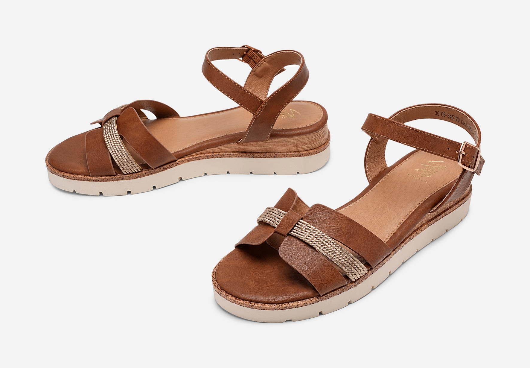 SO ALL, Sandalett Brun