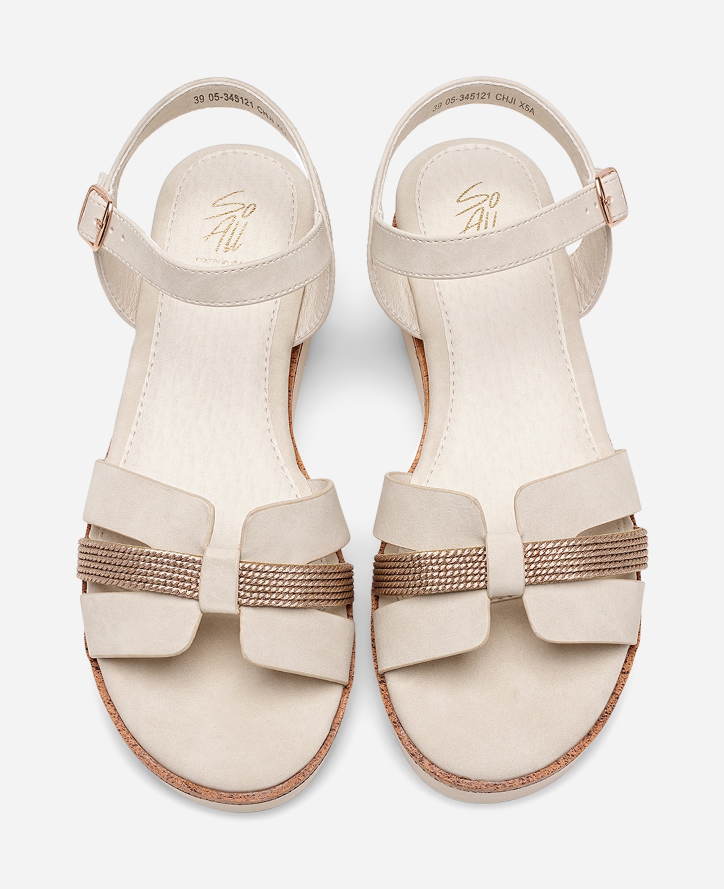 SO ALL, Sandalett Beige