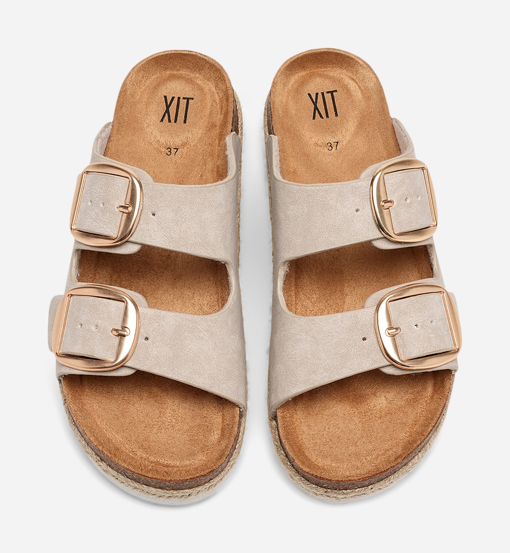 XIT, Sandal med repsåle Beige