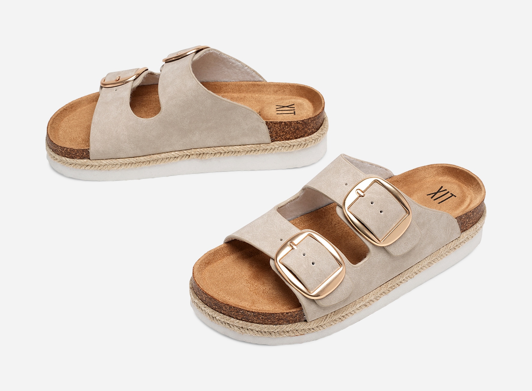 XIT, Sandal med repsåle Beige