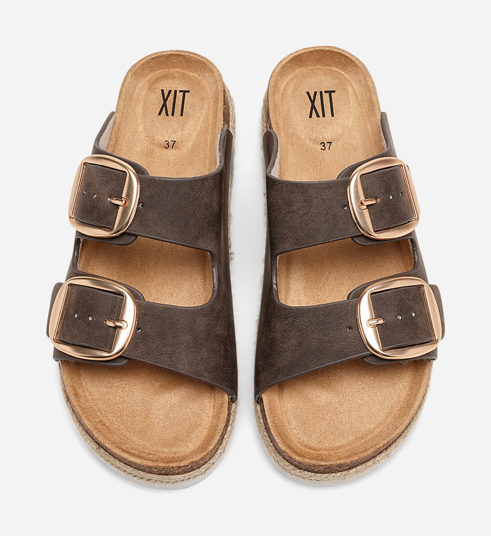 XIT, Sandal med repsåle Brun