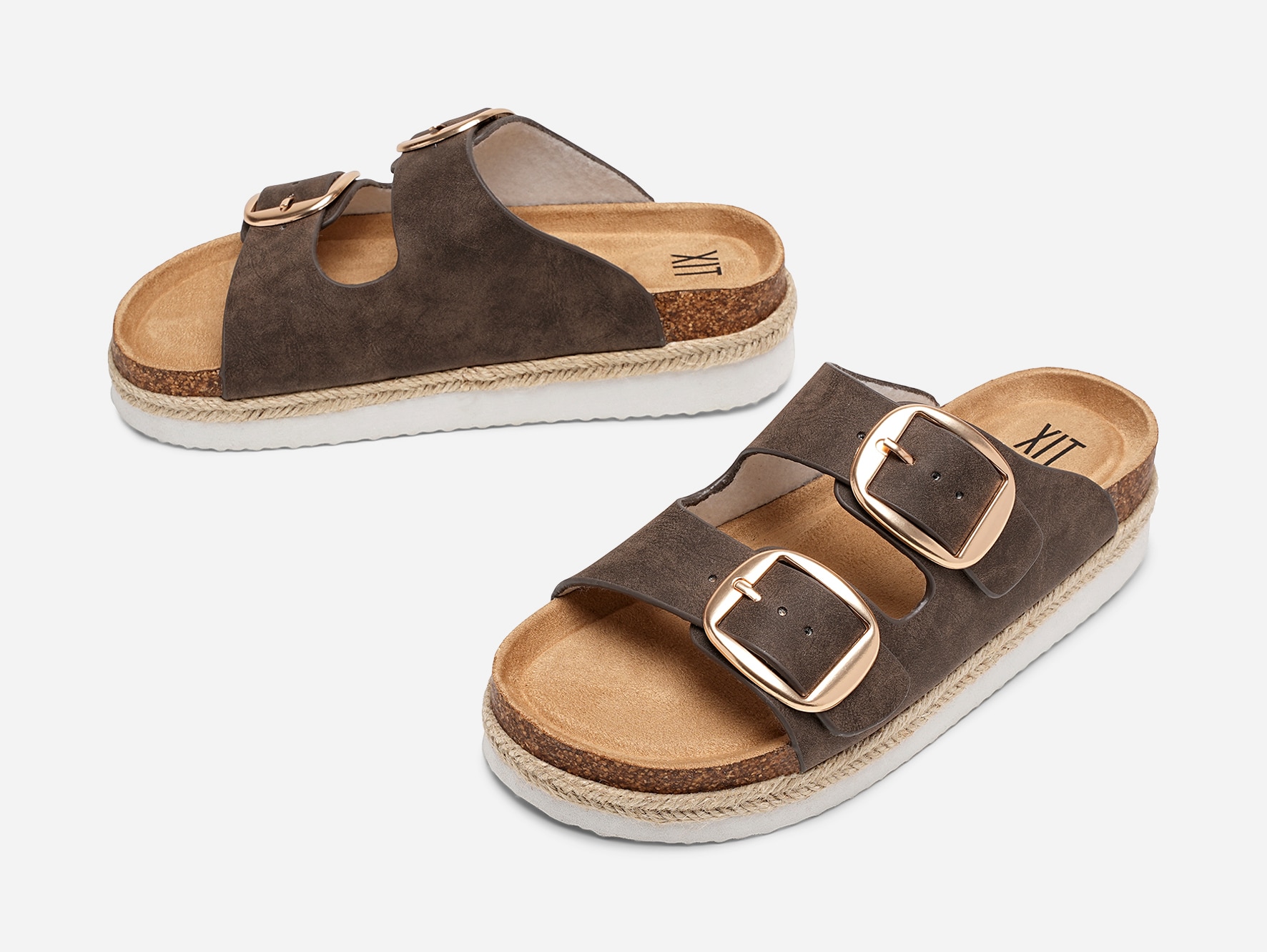 XIT, Sandal med repsåle Brun